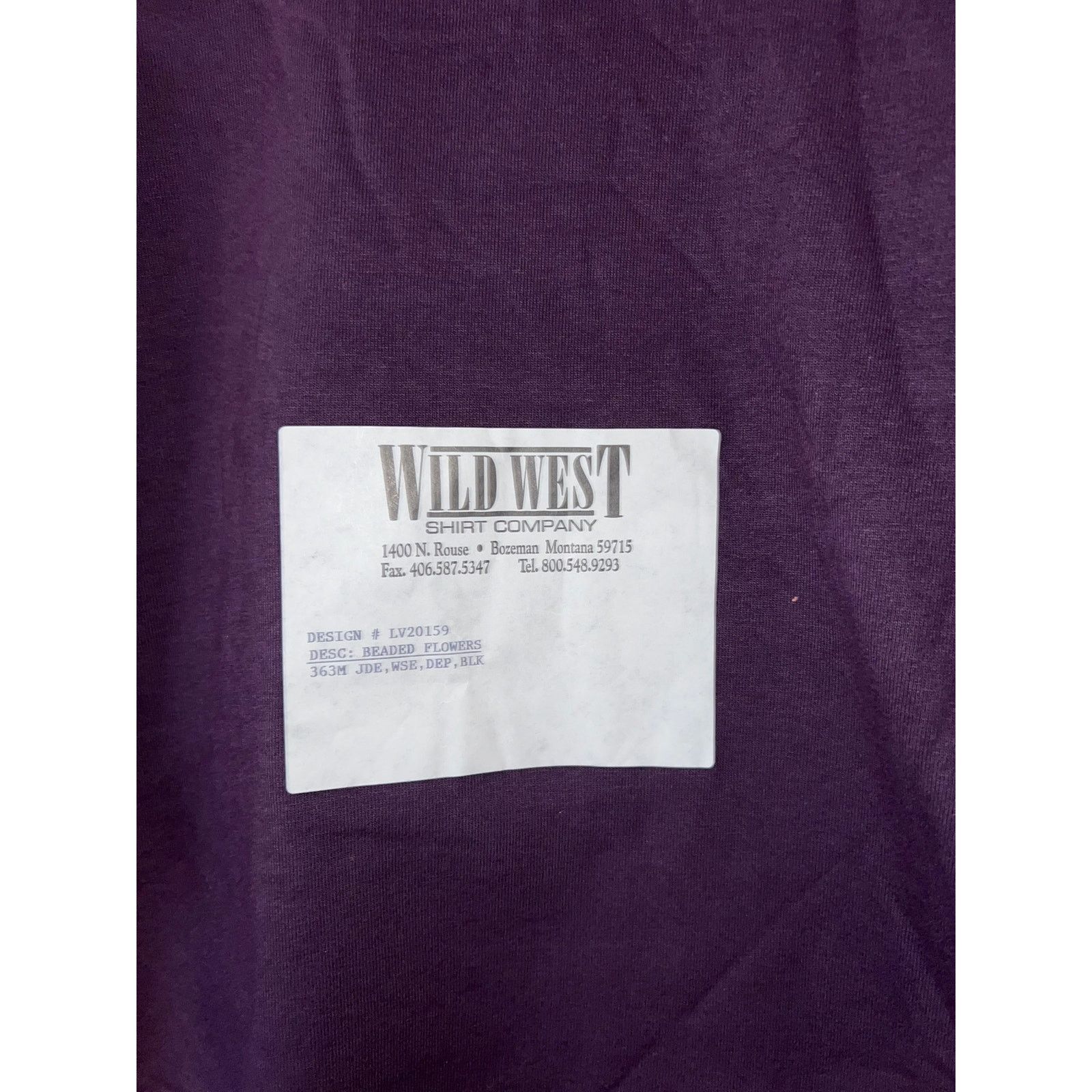 Jerzees Vintage Las Vegas Shirt Desert Flowers Purple Tee VTG 90s L Size US L / EU 52-54 / 3 - 9 Thumbnail