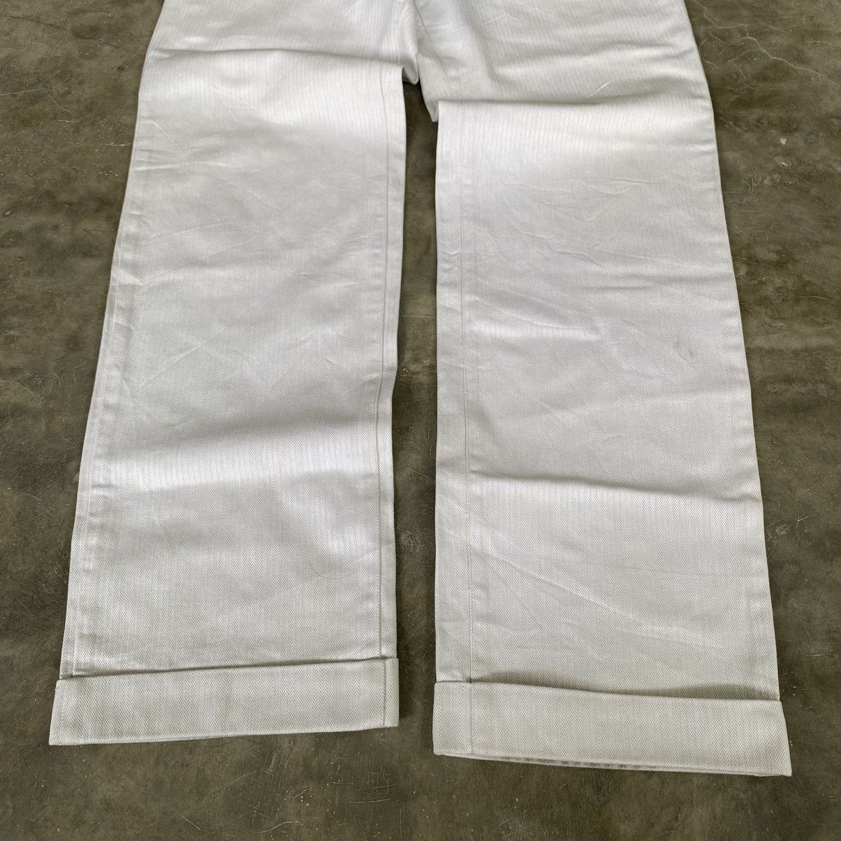 Japanese Brand 2000s Armour Luck Back Buckle Pants Size US 30 / EU 46 - 3 Thumbnail