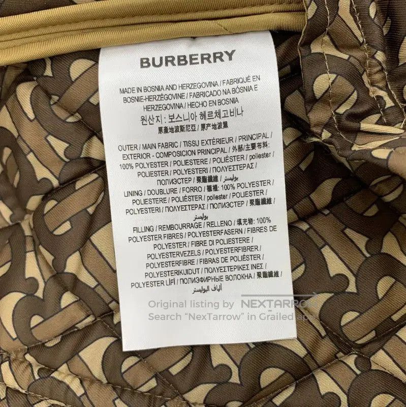 Burberry Burberry Brown Quilted Jacket for Women. Size S / US 4 / IT 40 - 7 Thumbnail