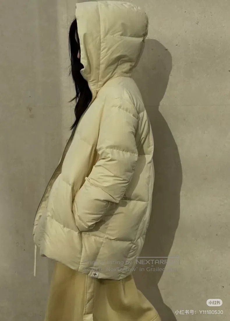 Jil Sander Jil Sander Classic Cream Yellow Down Jacket Size S / US 4 / IT 40 - 6 Thumbnail