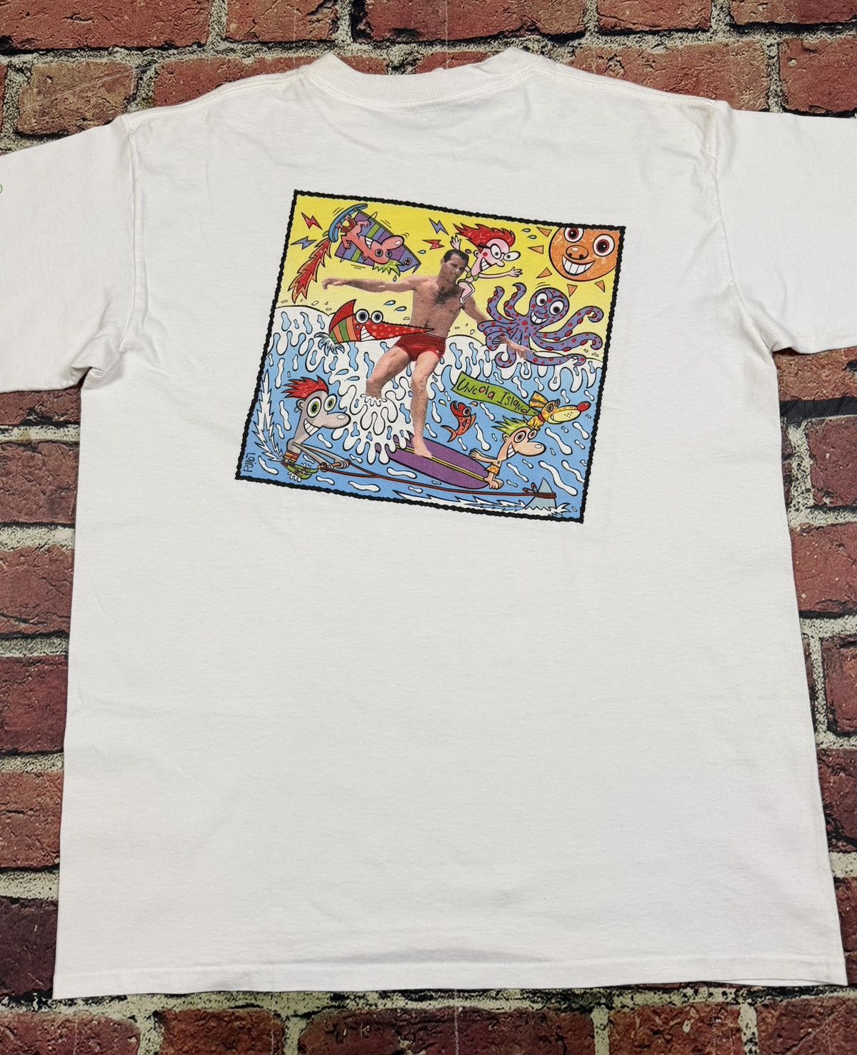 Other Vintage 7 Up Uncola Island Soda Promo T-Shirt Single Stitch Size US XL / EU 56 / 4 - 5 Thumbnail