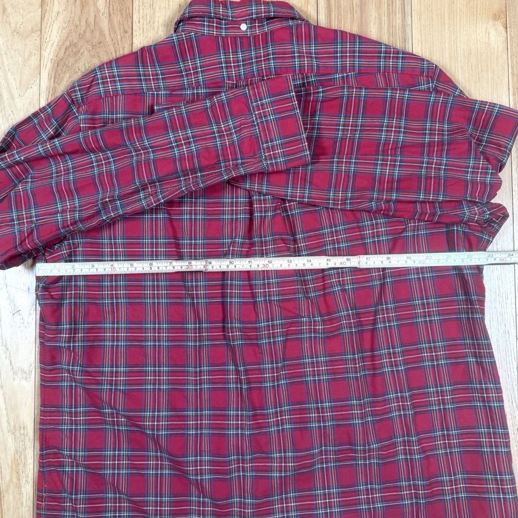 Polo Ralph Lauren Polo Ralph Lauren Button Shirt Mens XL Classic Fit Gingham Check Multicolor Red Blue Pony Long Sleeve Button-Up Mens Size US XL / EU 56 / 4 - 5 Thumbnail