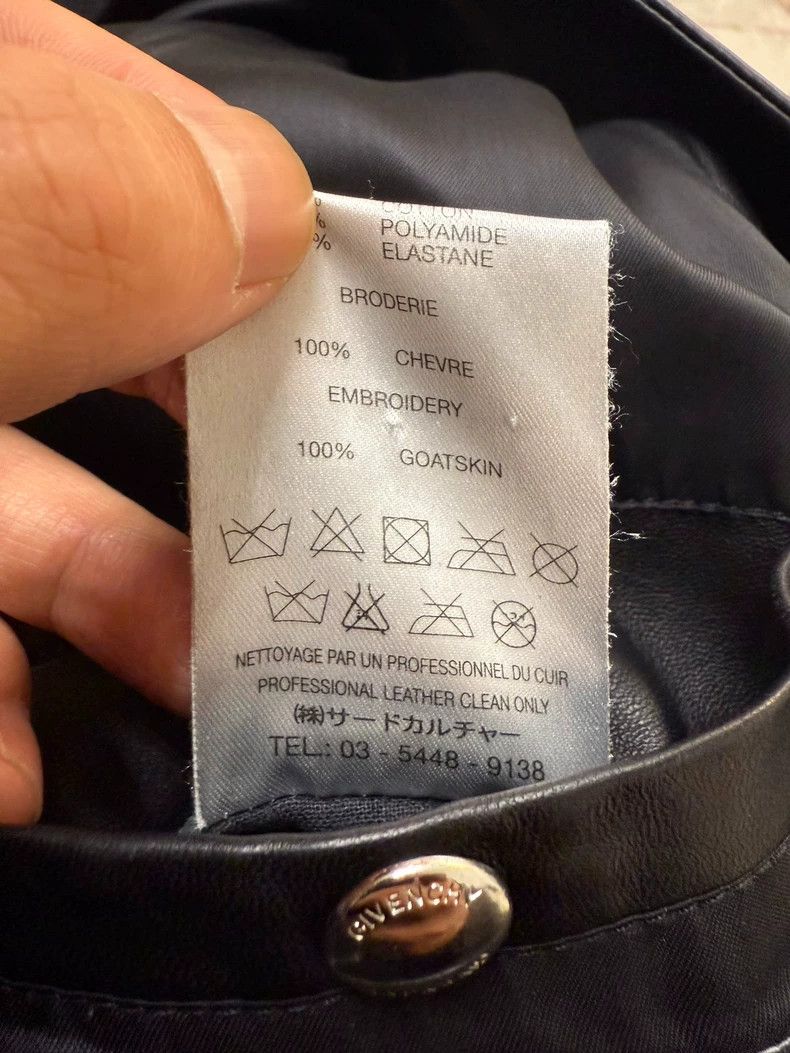Givenchy Givenchy Five-Star Embroidered Leather Baseball Jacket Siz Size US L / EU 52-54 / 3 - 4 Thumbnail
