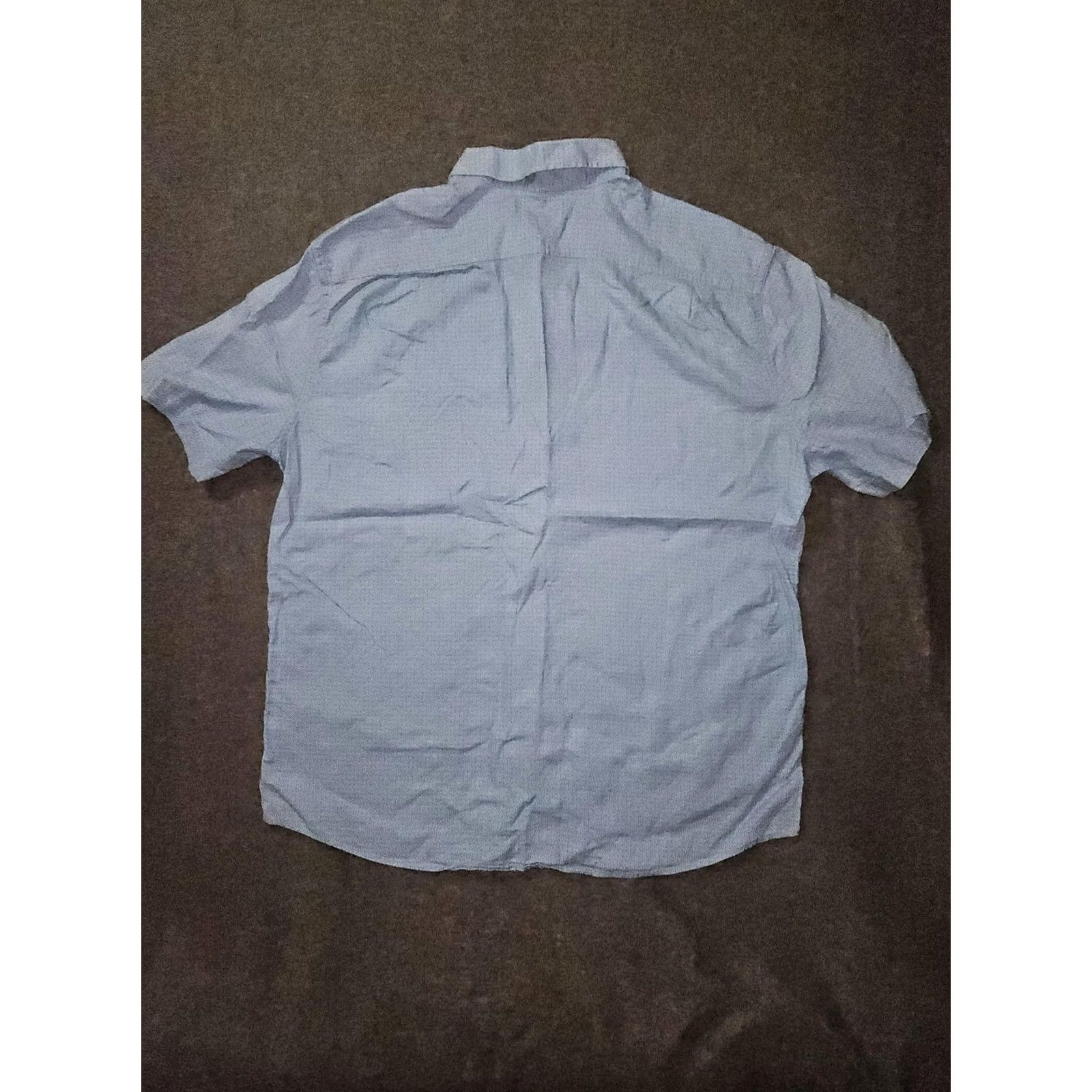 Southern Tide Southern Tide Shirt Mens XL Blue Short Sleeve Button Up Linen Blend Casual Size US XL / EU 56 / 4 - 6 Thumbnail