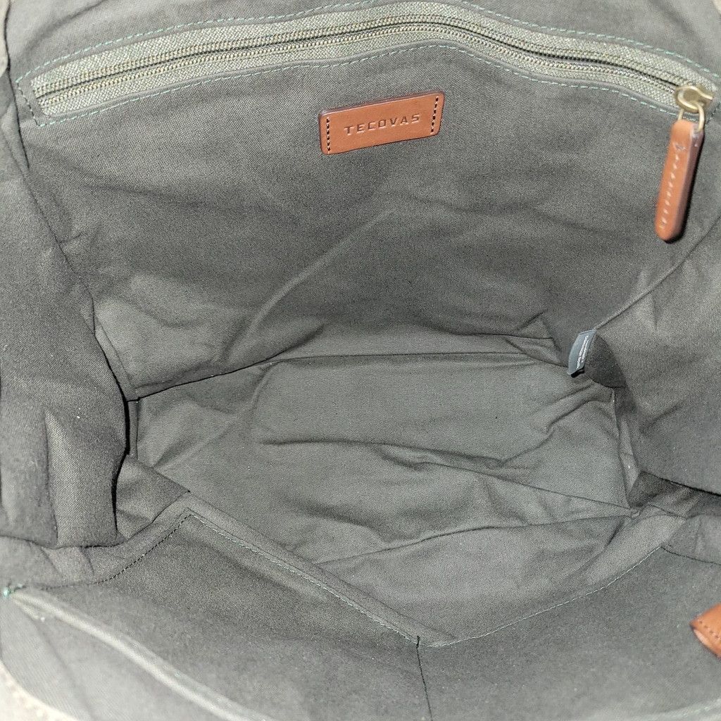 Tecovas Tecovas Moss Green Distressed Waxed Canvas Carry-on Olive To Size ONE SIZE - 10 Thumbnail
