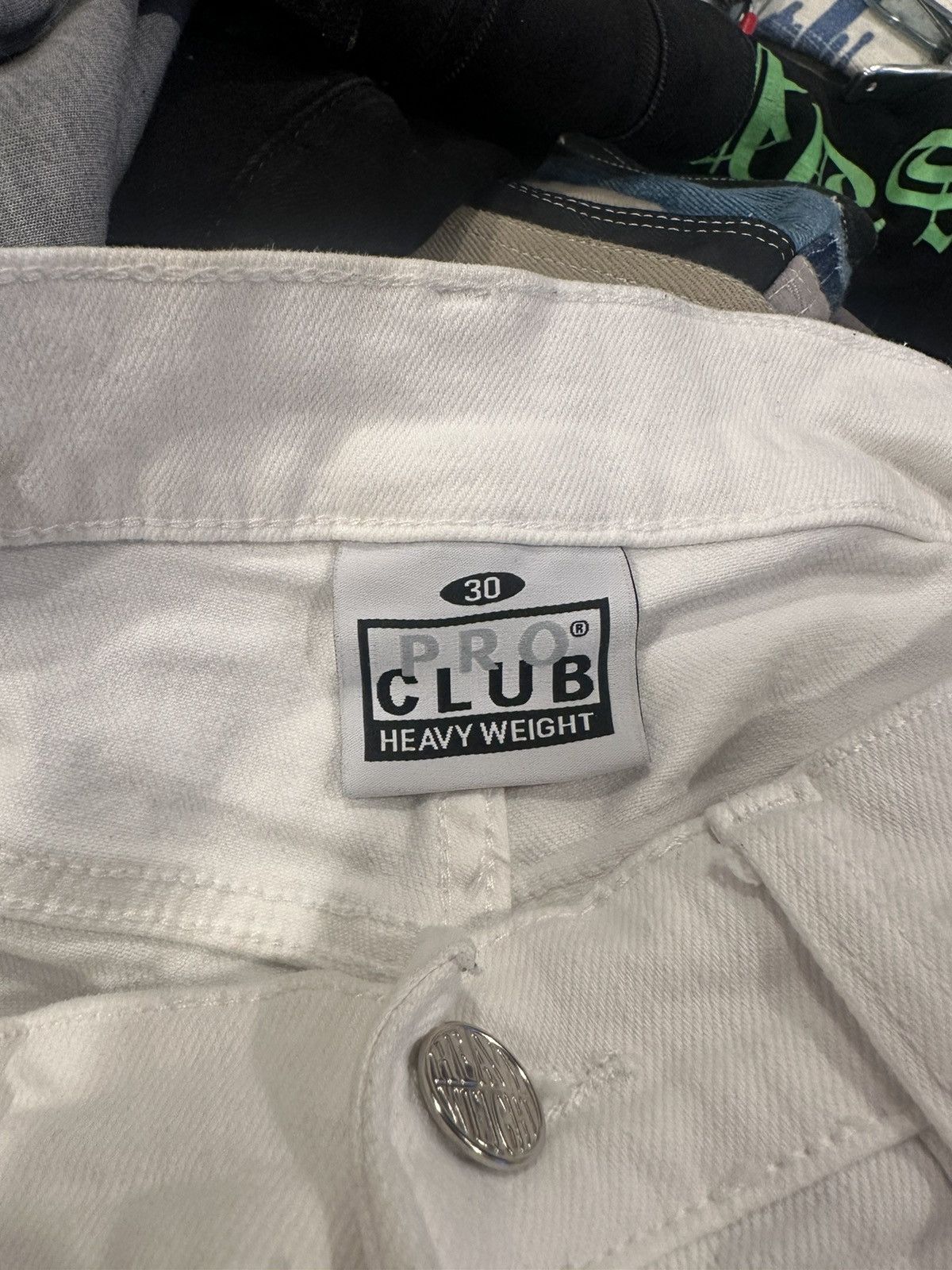 Vintage Pro Club white jeans Size US 30 / EU 46 - 5 Thumbnail