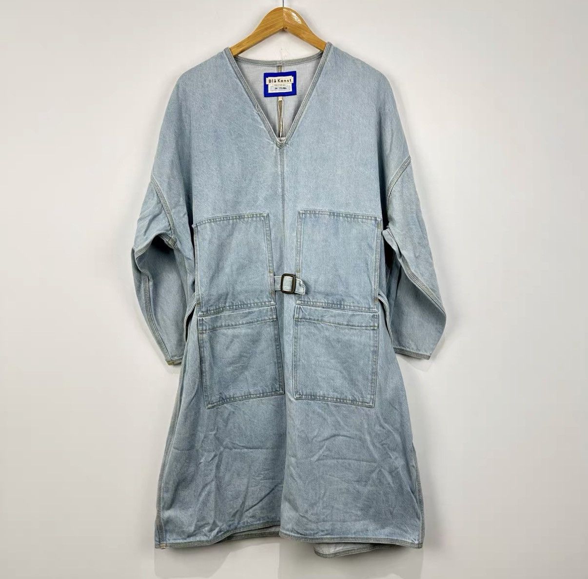 Acne Studios Acne Studios Oversized Washed Denim Dress J42 Size S / US 4 / IT 40 - 1 Thumbnail