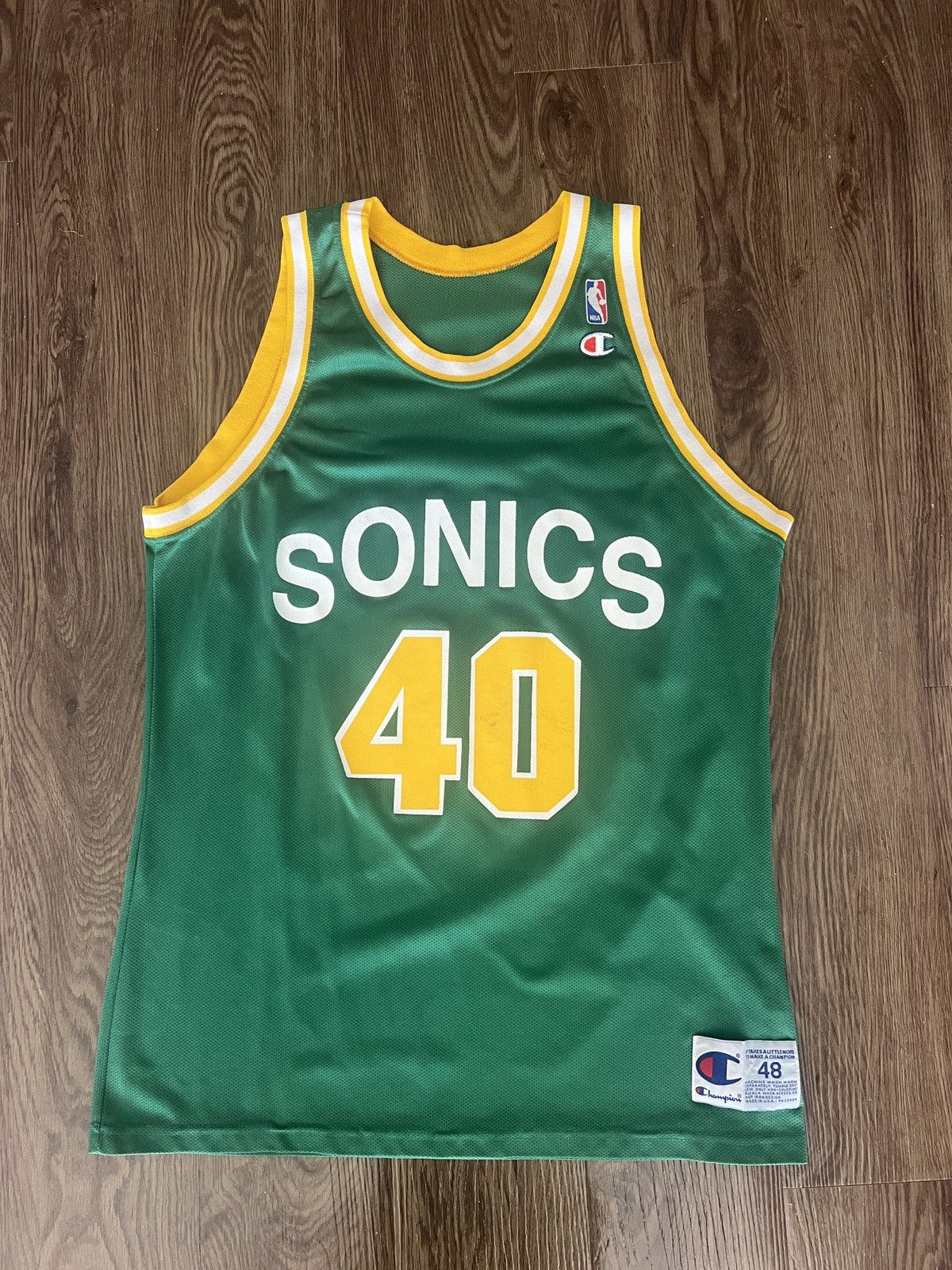 Sonics champion jersey online