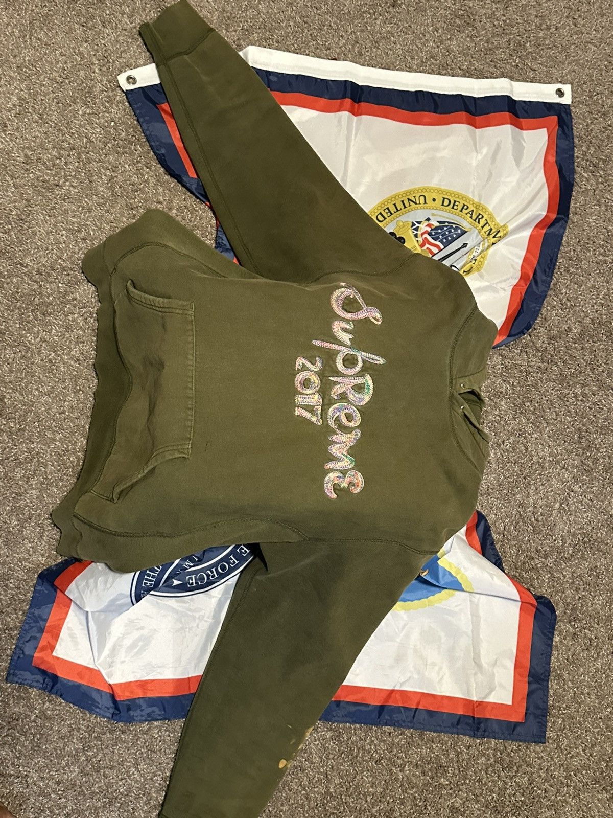 Supreme Supreme Fw17 Brush logo Size US L / EU 52-54 / 3 - 5 Thumbnail
