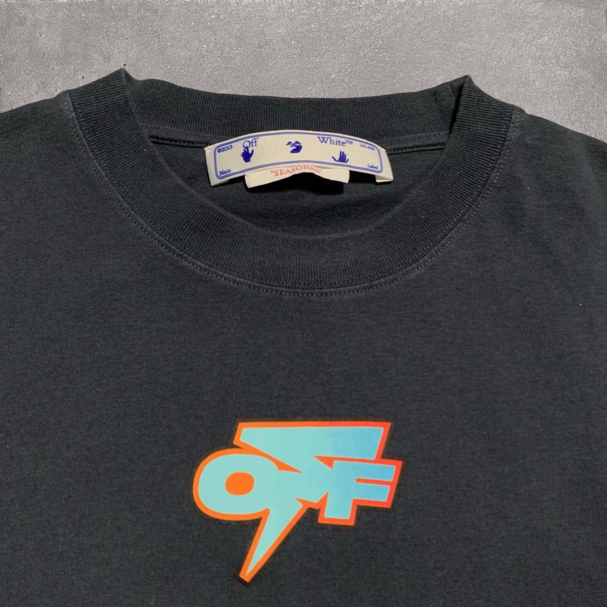 Off-White Off White Medium Lighting Arrows Blue Tee Virgil Abloh Size US M / EU 48-50 / 2 - 4 Thumbnail
