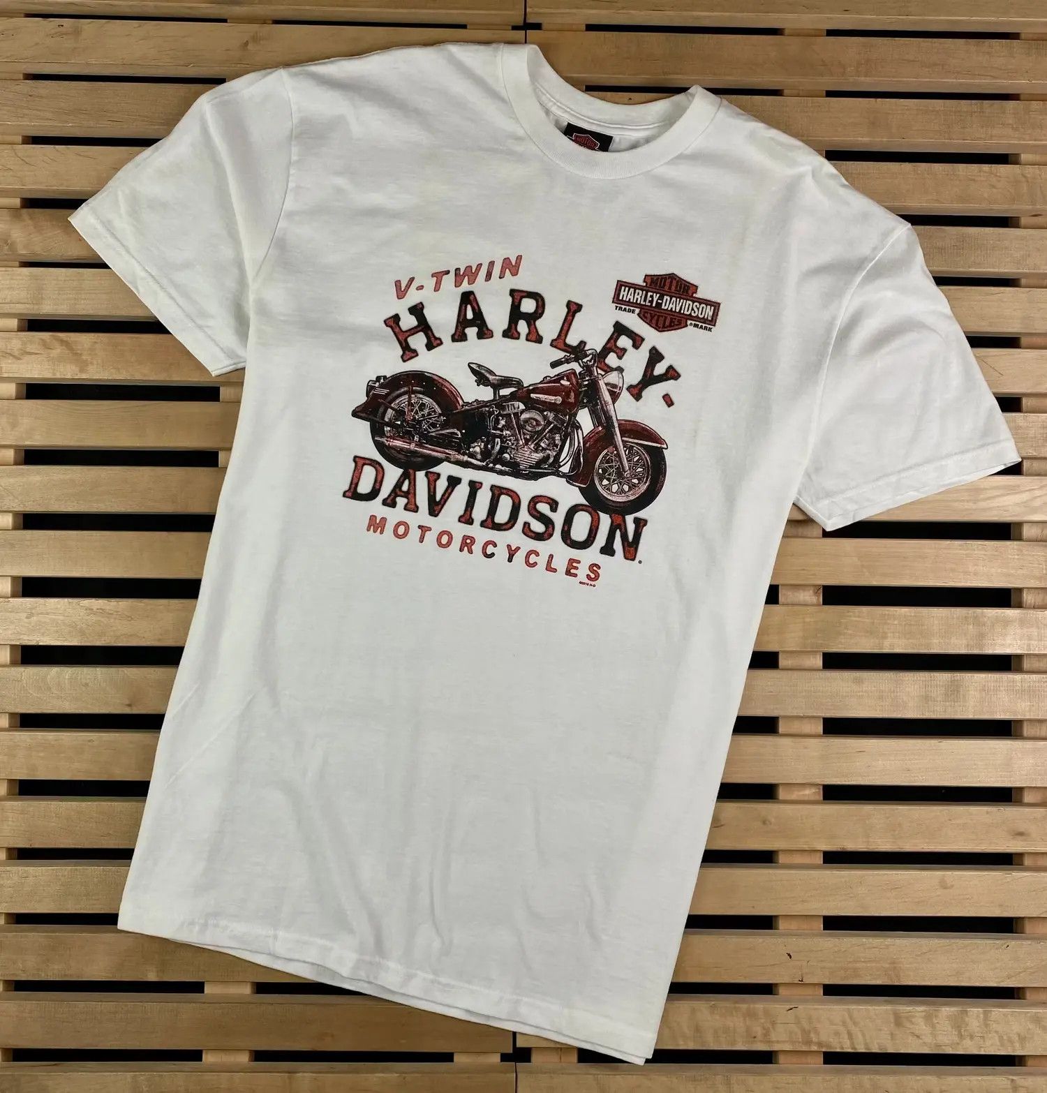 Band Tees × Harley Davidson × Vintage Mens Vintage T Shirt Harley Davidson Motorcycles Size XL Size US XL / EU 56 / 4 - 1 Thumbnail