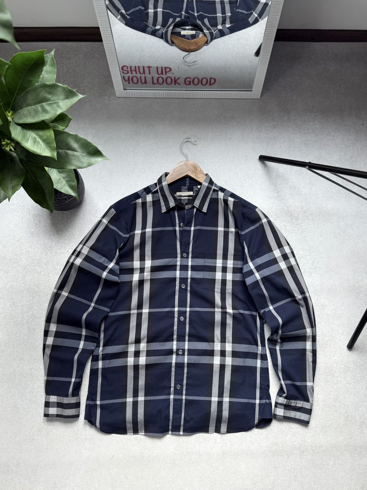 Burberry Burberry Brit Nova Check Button Up Shirt Plaid Long Sleeve Size US M / EU 48-50 / 2 - 2 Thumbnail