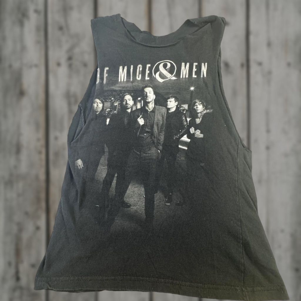Vintage Of Mice & Men Shirt Mens Medium Black Sleeveless Tank Top Rock Band Tee Punk Shirt Tank Top Size US M / EU 48-50 / 2 - 1 Thumbnail