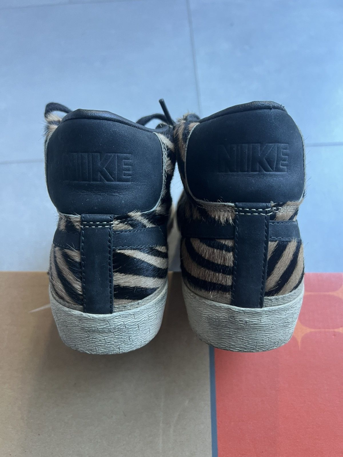 Nike 2004 Nike Blazer Mid WMNS "Zebra Pony Hair" - Size 9.5W/8M Size US 9.5 / EU 42-43 - 8 Thumbnail