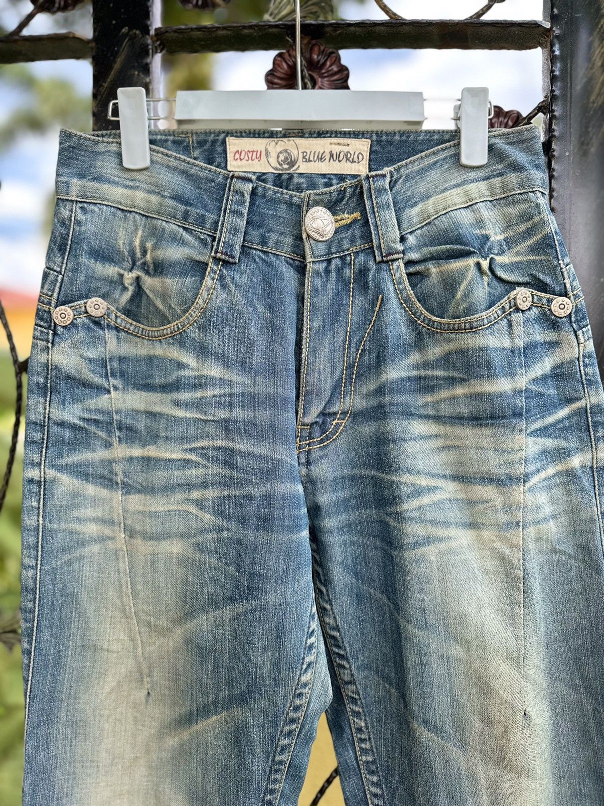 If Six Was Nine 💥Costy Brand💥 Costy Blue Words Streetwear Style💥 Size US 28 / EU 44 - 14 Thumbnail