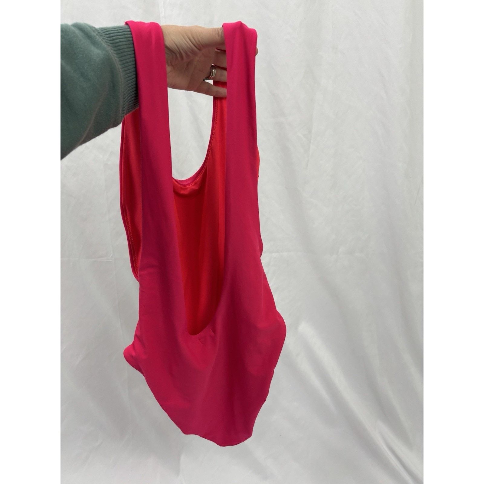 American Eagle Outfitters Aerie Super Scoop Cheekiest One Piece Swimsuit Pink Size M Size M / US 6-8 / IT 42-44 - 8 Thumbnail