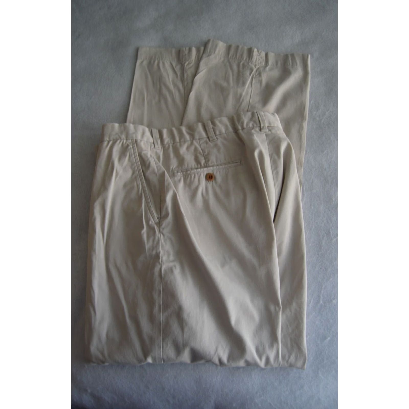 Polo Ralph Lauren Polo Golf Ralph Lauren Pants Mens 35/32 Khaki Chino's Flat Front Cotton Blend Classic Straight Logo Preppy Size US S / EU 44-46 / 1 - 3 Thumbnail