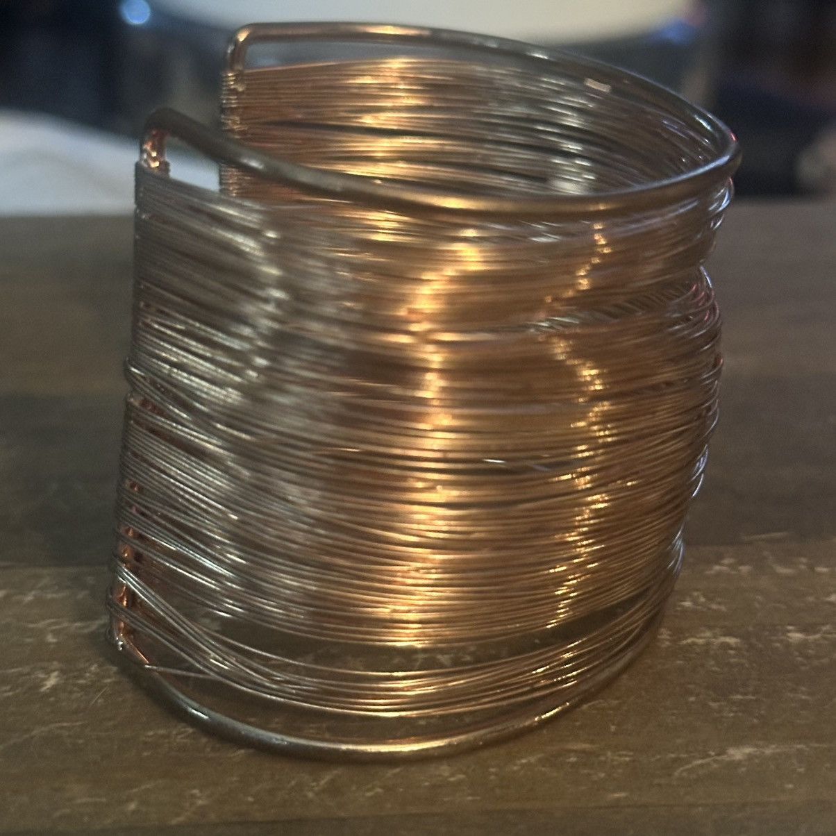Other Wide copper multi wire cuff bracelet Size ONE SIZE - 5 Thumbnail