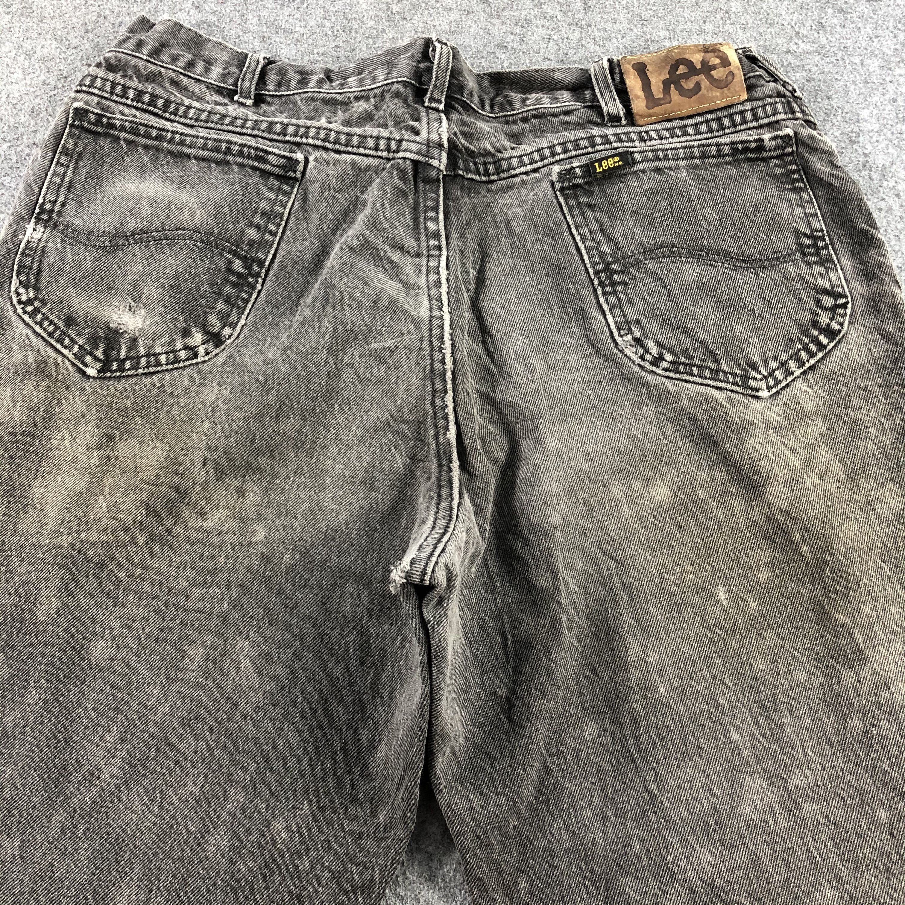 Lee Vintage Faded Blak Lee Jeans-J2271 Size US 35 - 4 Thumbnail