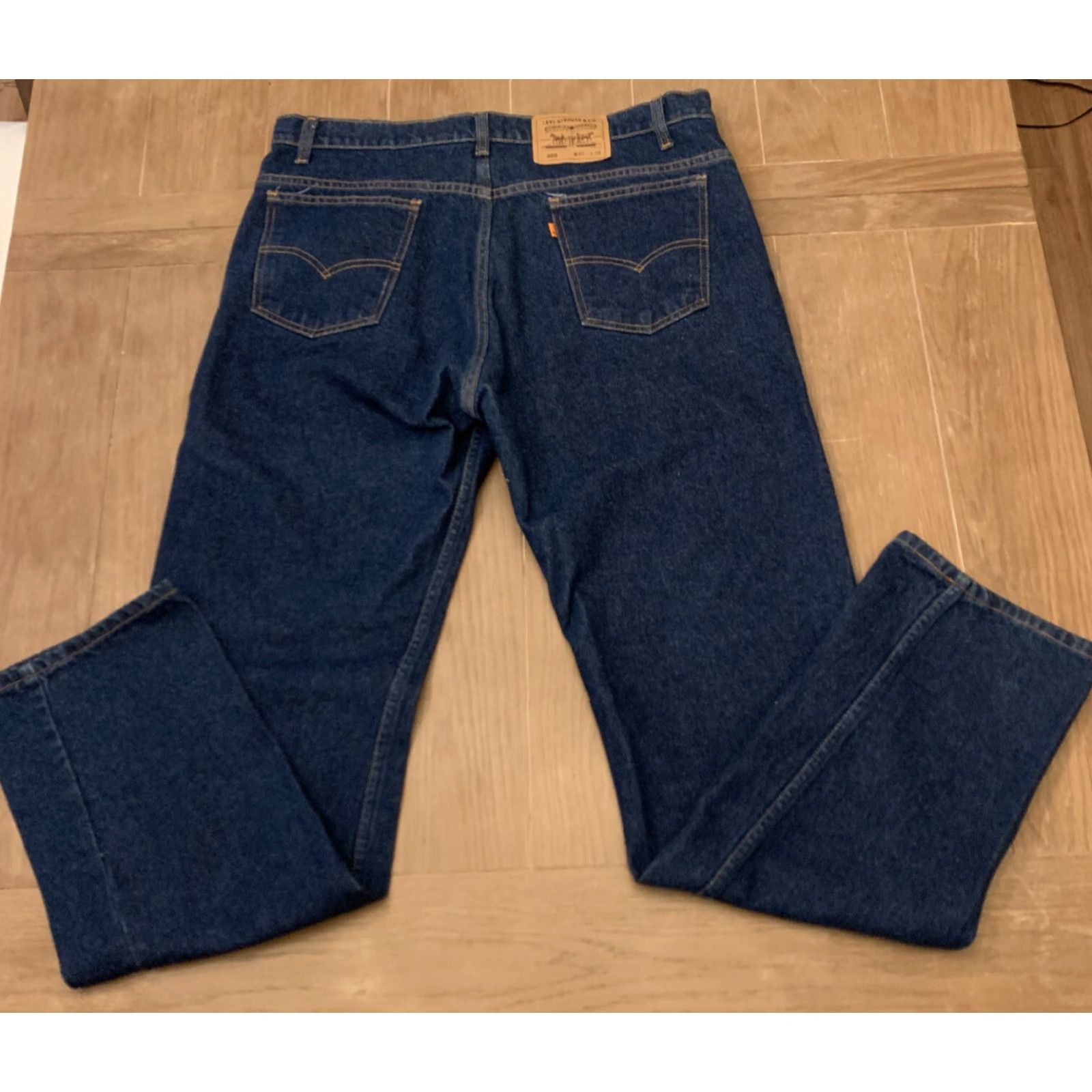 Levi's VINTAGE Levi's 505 Jeans 40x34 Dark Denim USA Mens Size US 40 / EU 56 - 7 Thumbnail