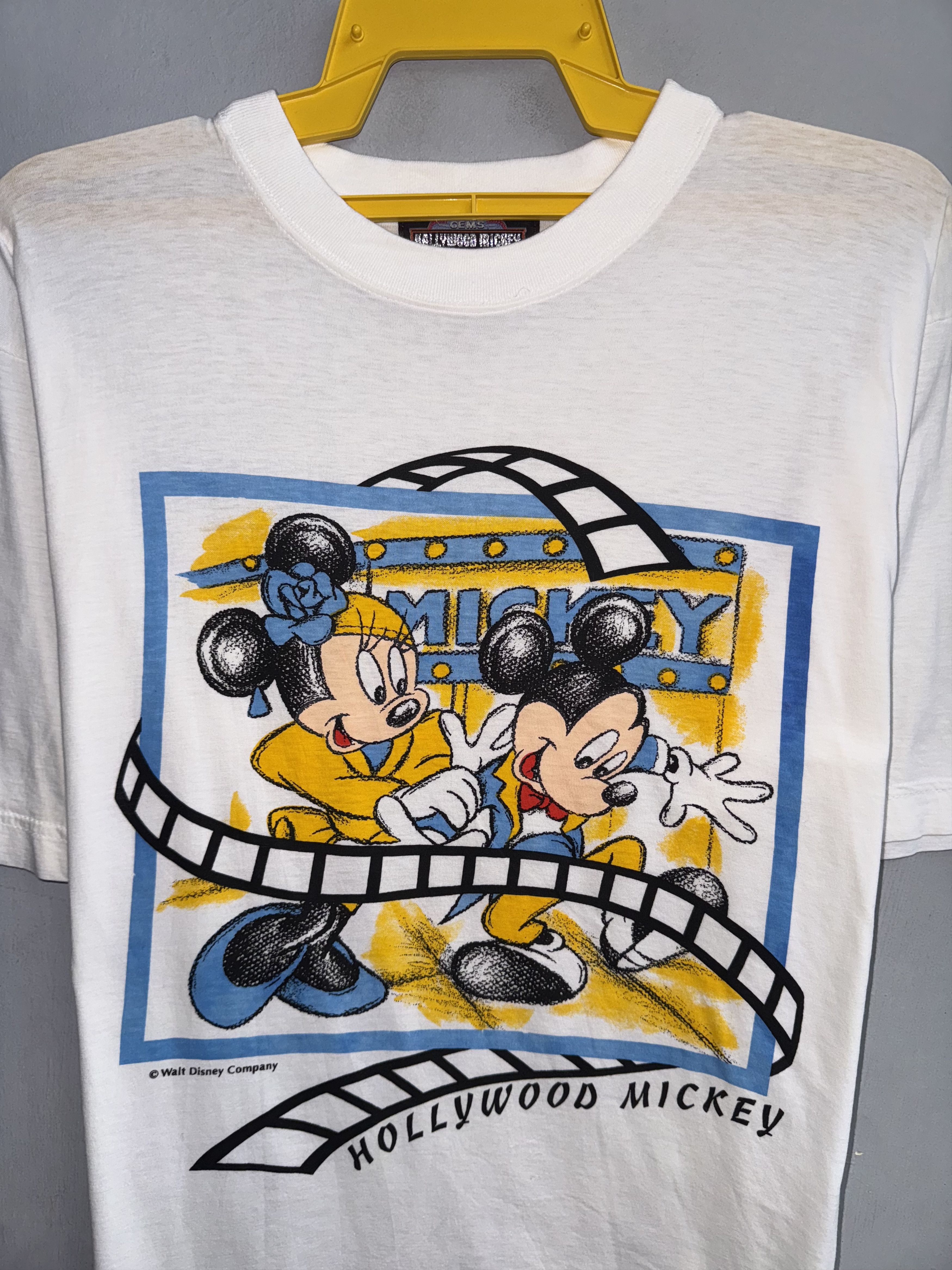 Disney Mickey Mouse Hollywood Vintage Shirt Size US L / EU 52-54 / 3 - 2 Thumbnail