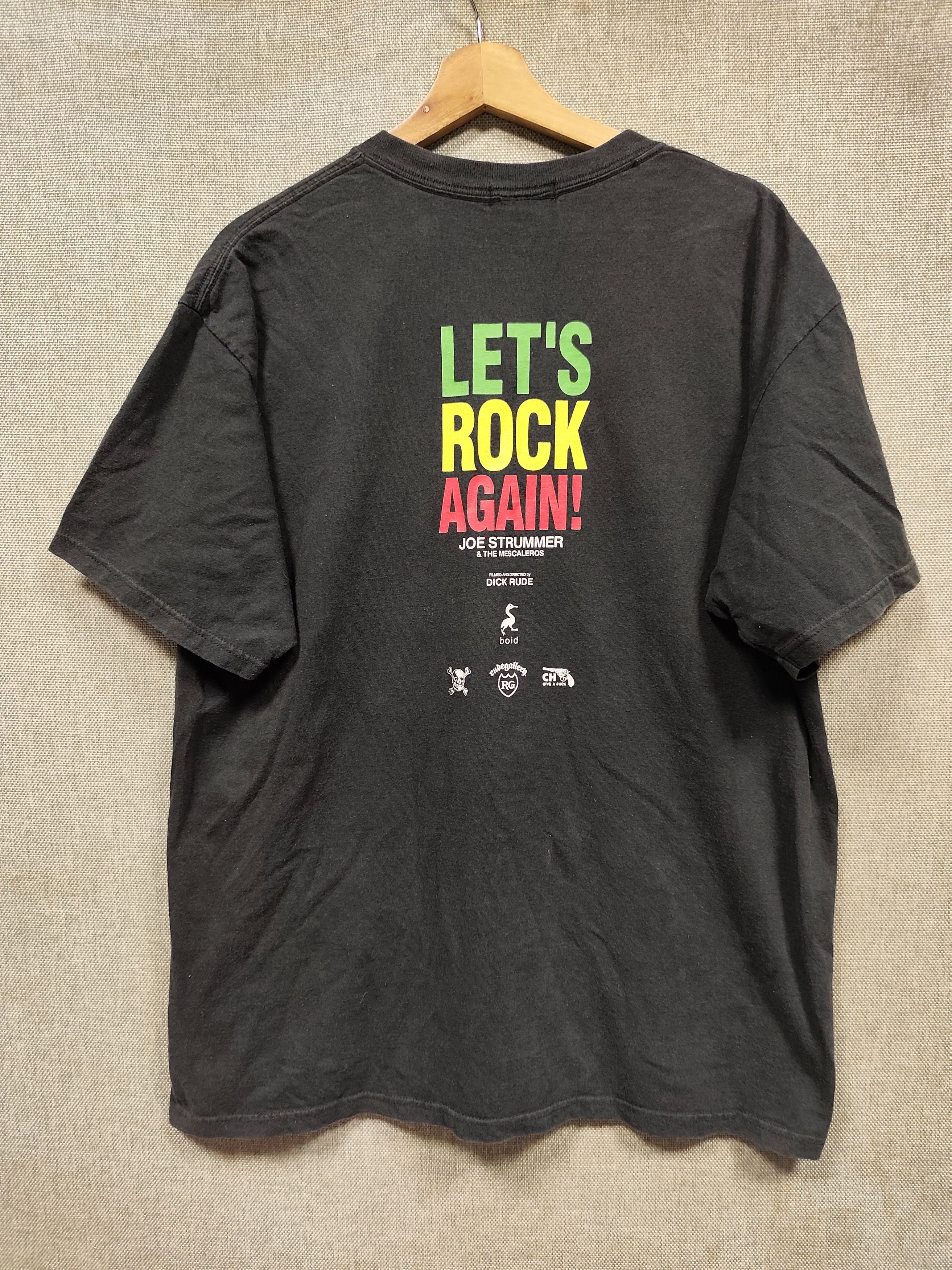 Band Tees × RUDE GALLERY T Shirt Rude Gallery Joe Strummer Size US L / EU 52-54 / 3 - 2 Thumbnail