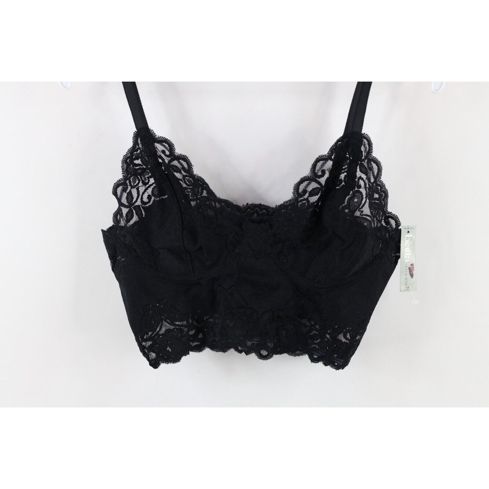 Vintage Deadstock Vintage 90s Flower Floral Lace Bralette Bra Size M / US 6-8 / IT 42-44 - 3 Thumbnail