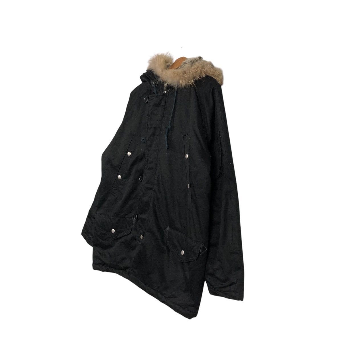 Japanese Brand 🔥BIKER JACKET BLANKET FUR HOODIE GLOBAL WORK ISSEY MIYAKE Size US L / EU 52-54 / 3 - 5 Thumbnail