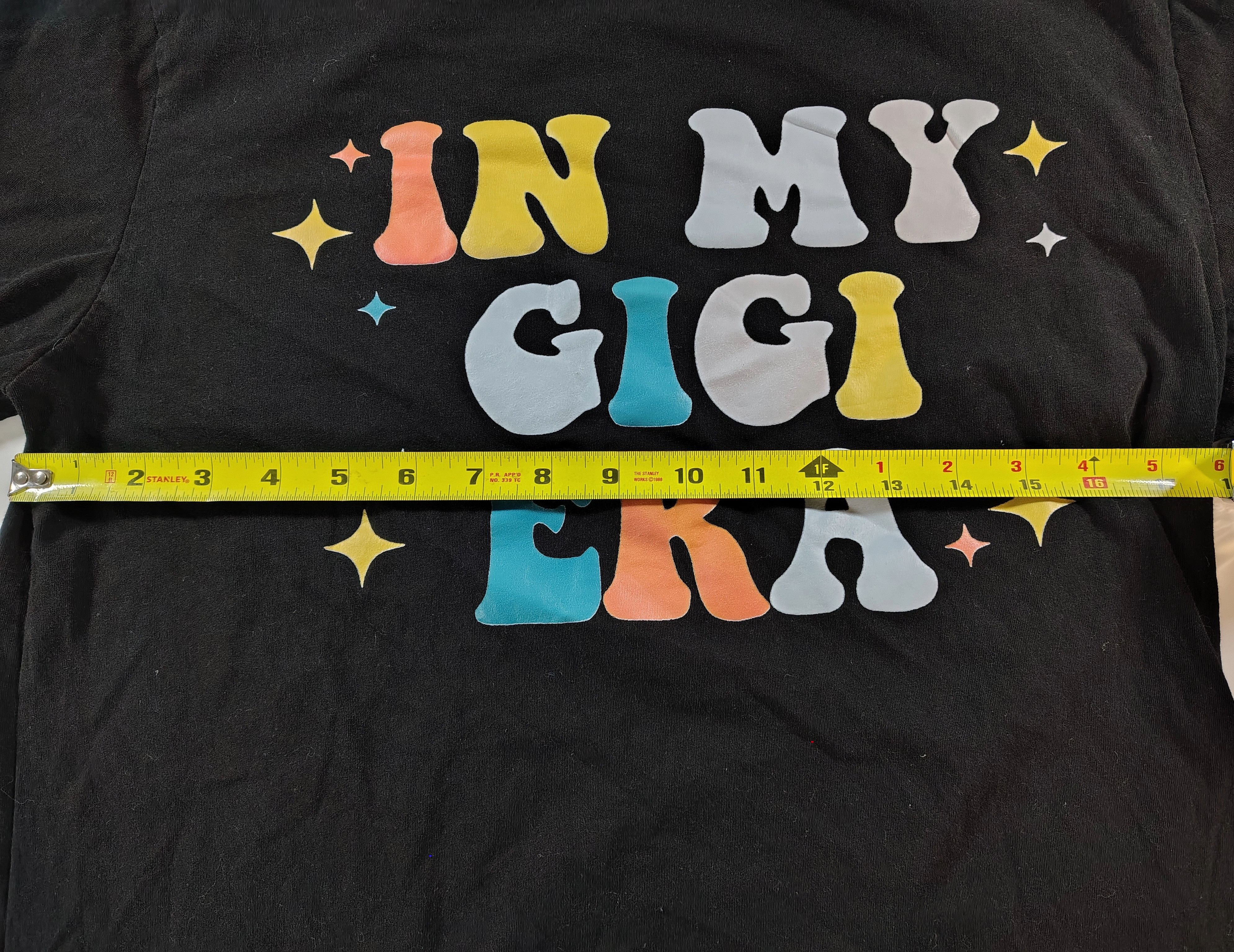 Other Women's Black Large In My Gigi Era Graphic T-Shirt Size L / US 10 / IT 46 - 4 Thumbnail