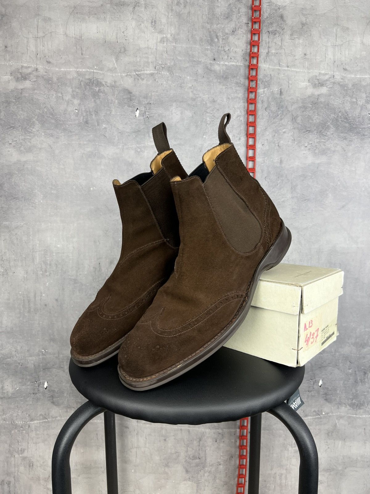 Church's Church's Brown Suede Chelsea Boots Shoes UK 9 F US 10 EU 43 Size US 10 / EU 43 - 23 Thumbnail