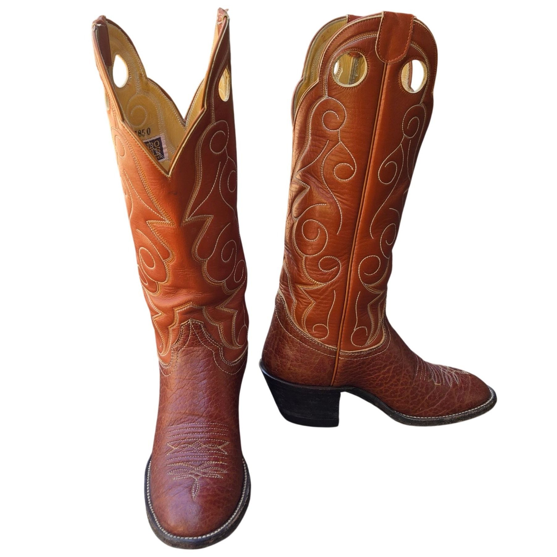 Other Hondo Cowboy Boots Vintage Western Wear Womens 5.5 B Country Size US 5.5 / IT 35.5 - 2 Thumbnail