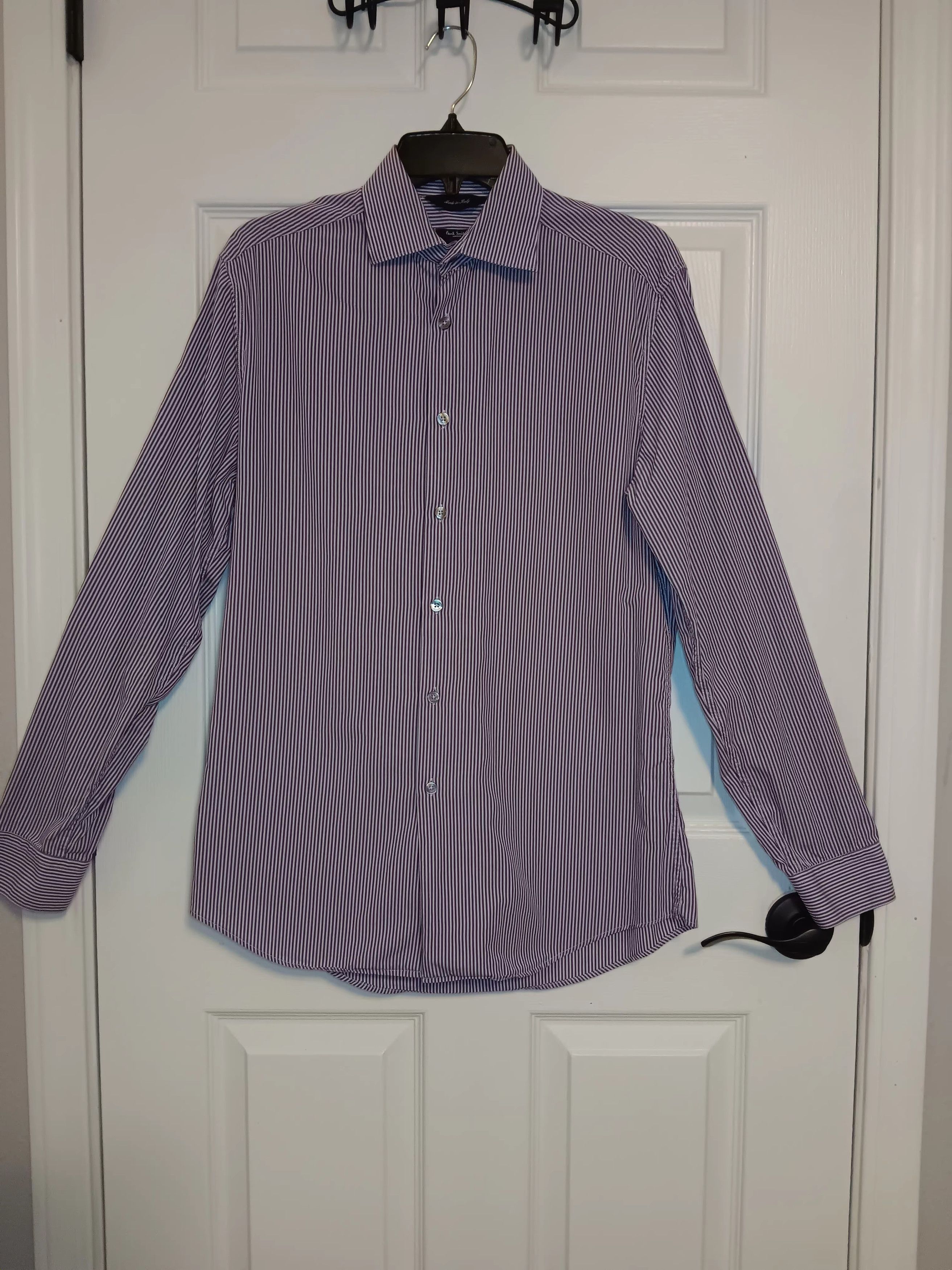 Paul Smith Paul Smith Byard Striped Long Sleeve Shirt Size US S / EU 44-46 / 1 - 1 Thumbnail
