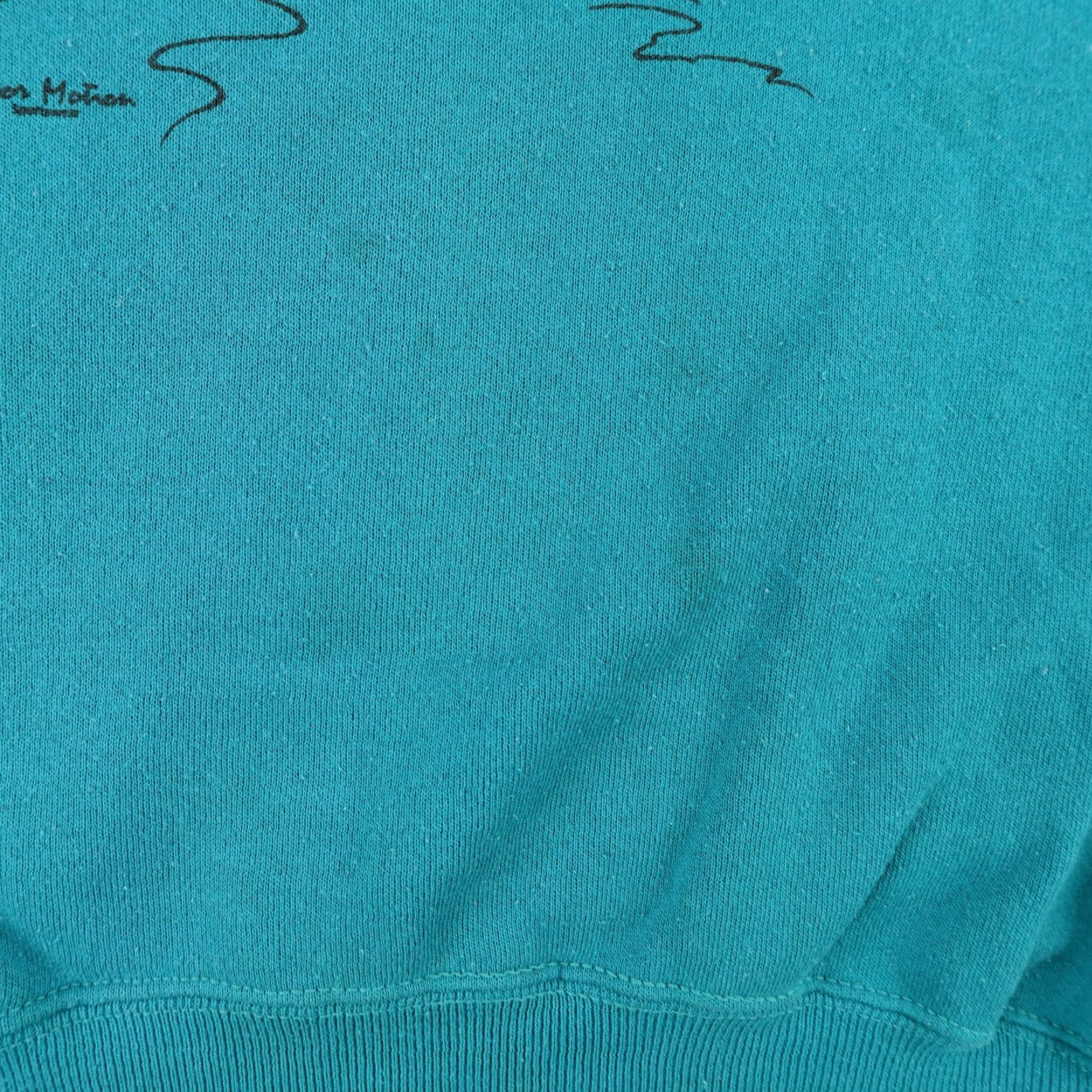 Hanes VINTAGE Hanes Ski Bunnies Sweatshirt Womens XL Crewneck Blue 90s Bunny Winter USA Graphic Print Raglan Sleeve Mens Womens Boys Girls Size XL / US 12-14 / IT 48-50 - 4 Thumbnail