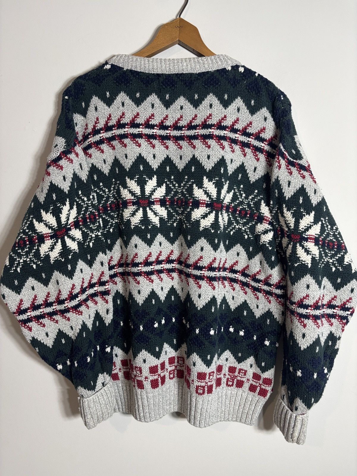 Vintage Vintage 90s Adirondack Cotton Knit Sweater USA Large Size US L / EU 52-54 / 3 - 3 Thumbnail