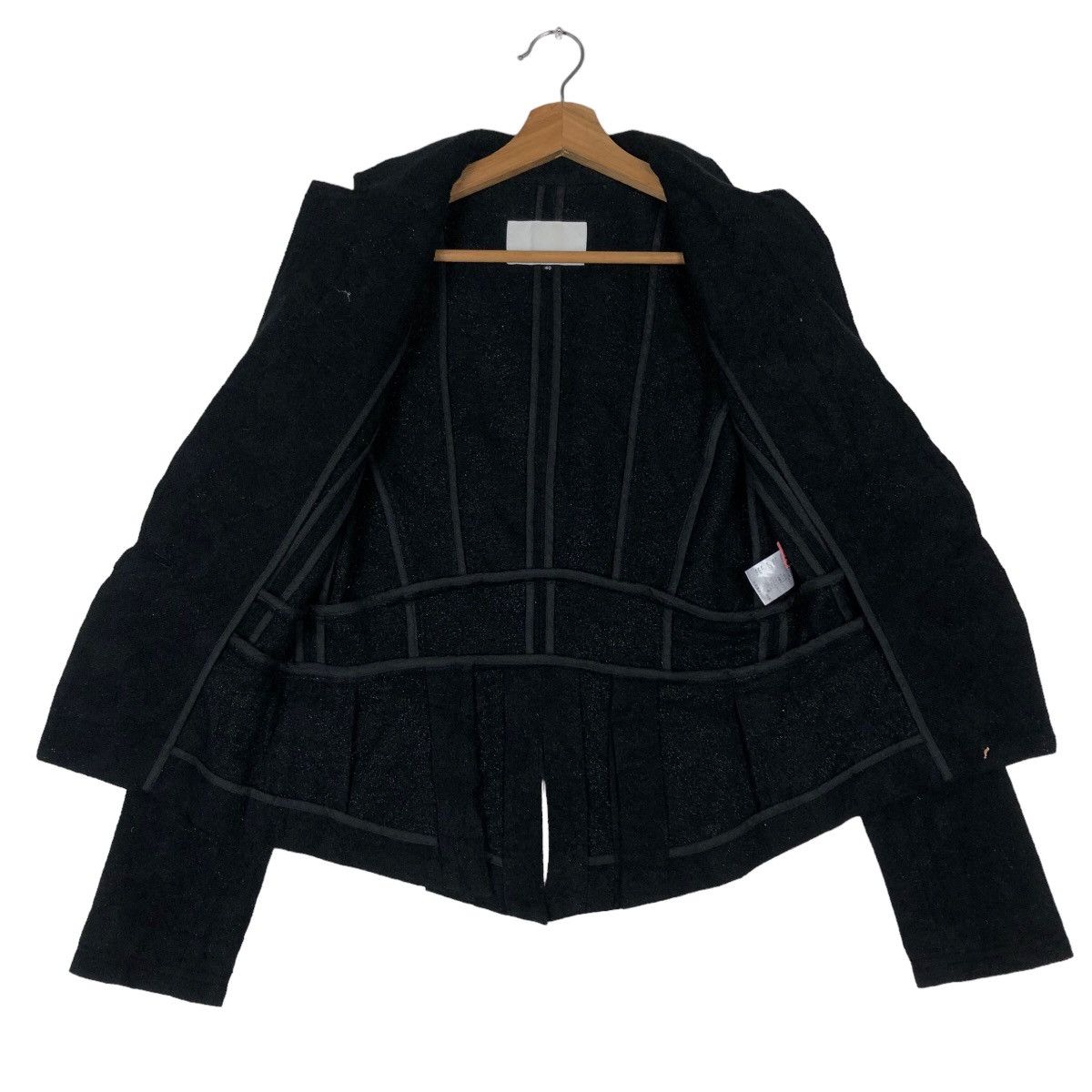 Enchantment 🔥Vtg Tweed Cropped Jacket Enchanment Issey Miyake Size M / US 6-8 / IT 42-44 - 11 Thumbnail