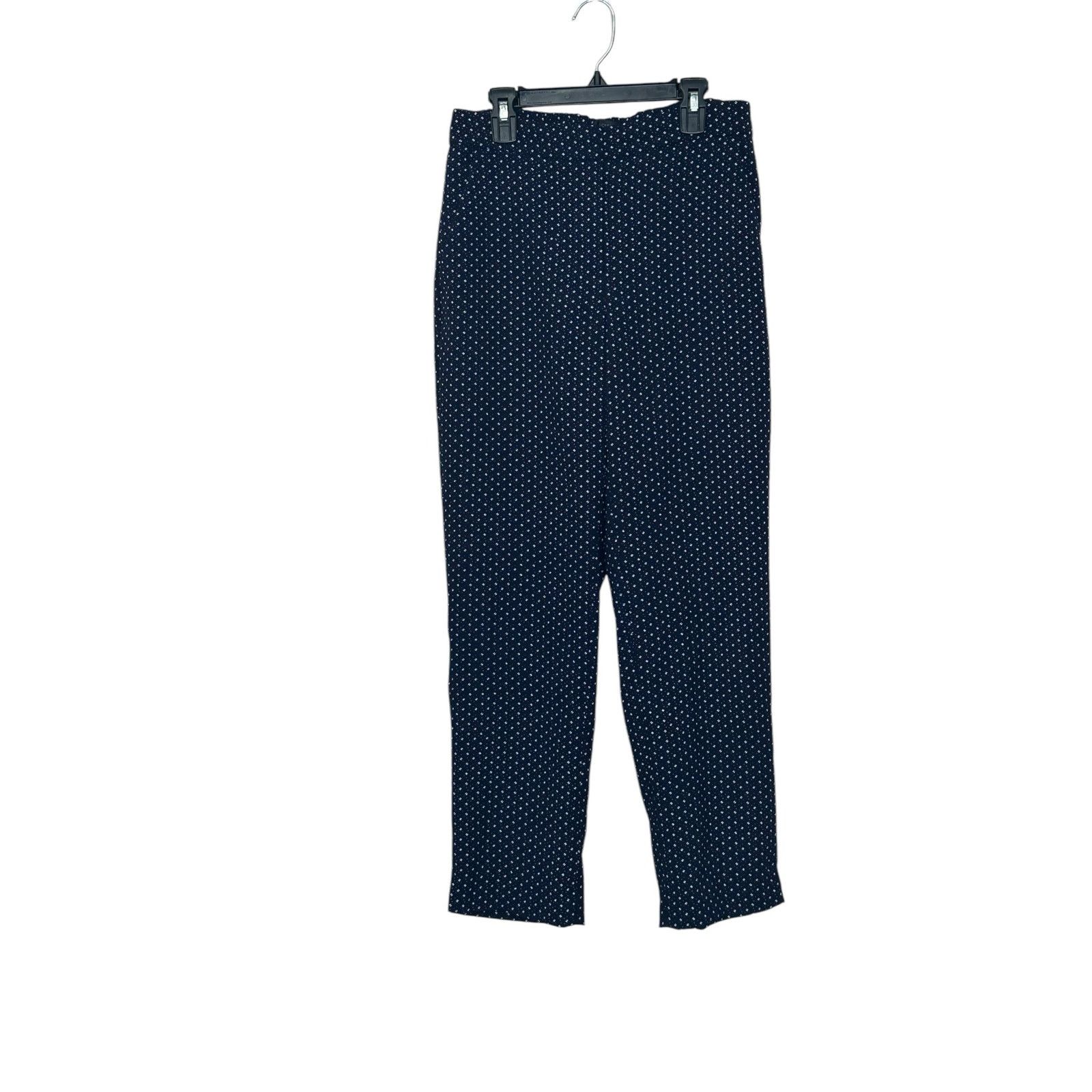 J.Crew J. Crew blue white elastic waist dress pants size 6 Size 28" / US 6 / IT 42 - 12 Thumbnail