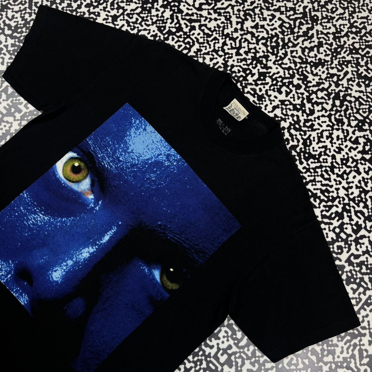 Band Tees Vintage 90s Blue Man Group Band Style Face Logo T-shirt Size US M / EU 48-50 / 2 - 4 Thumbnail