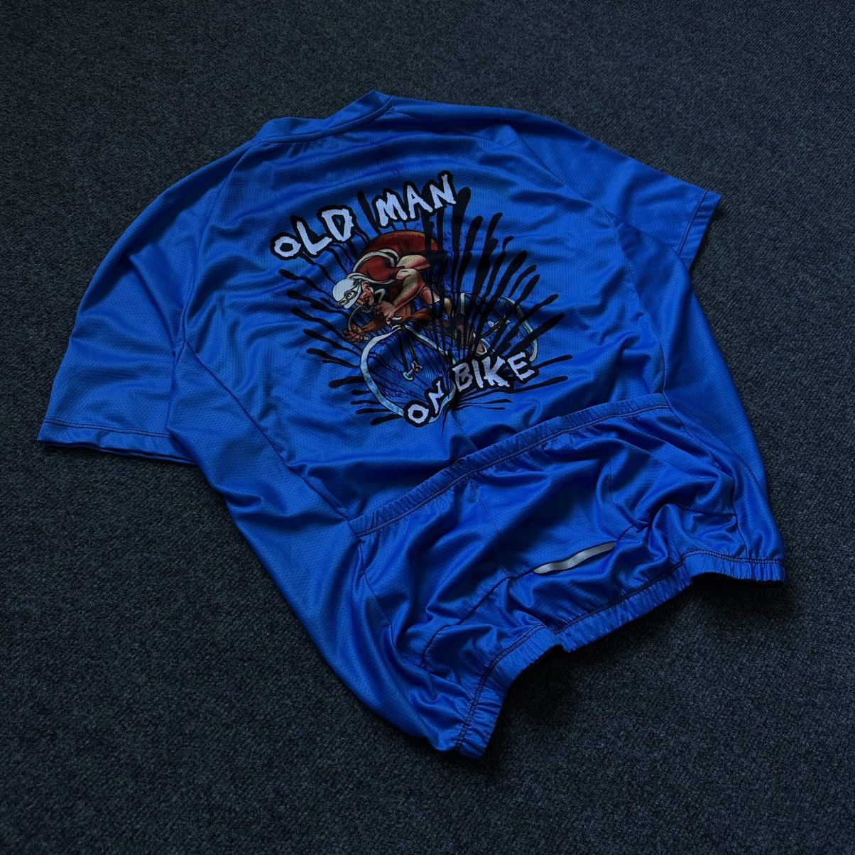 Sports Specialties VTG Adult Old Man On Bike Velo Jersey Tee Size XXL Y2K 00s Size US XXL / EU 58 / 5 - 5 Thumbnail