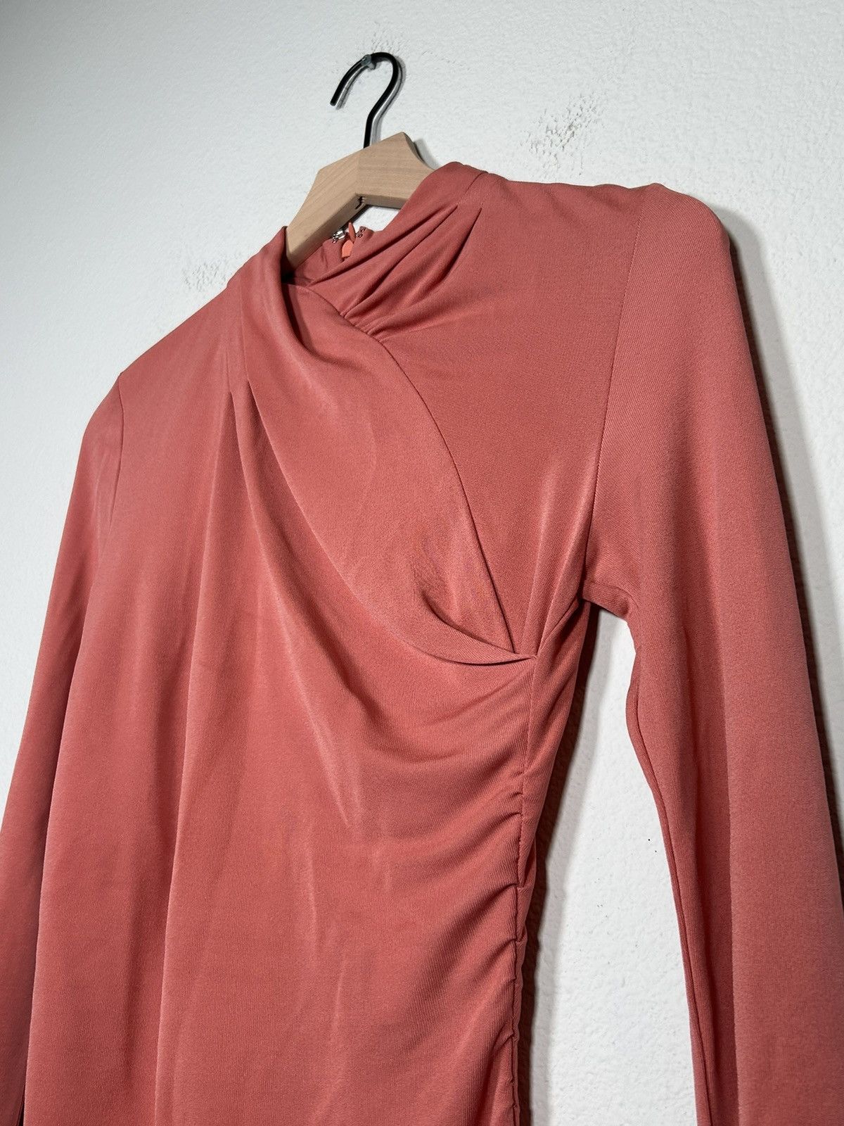 Another Tomorrow SS23 Drape Mock Neck Long sleeve Size S / US 4 / IT 40 - 2 Thumbnail