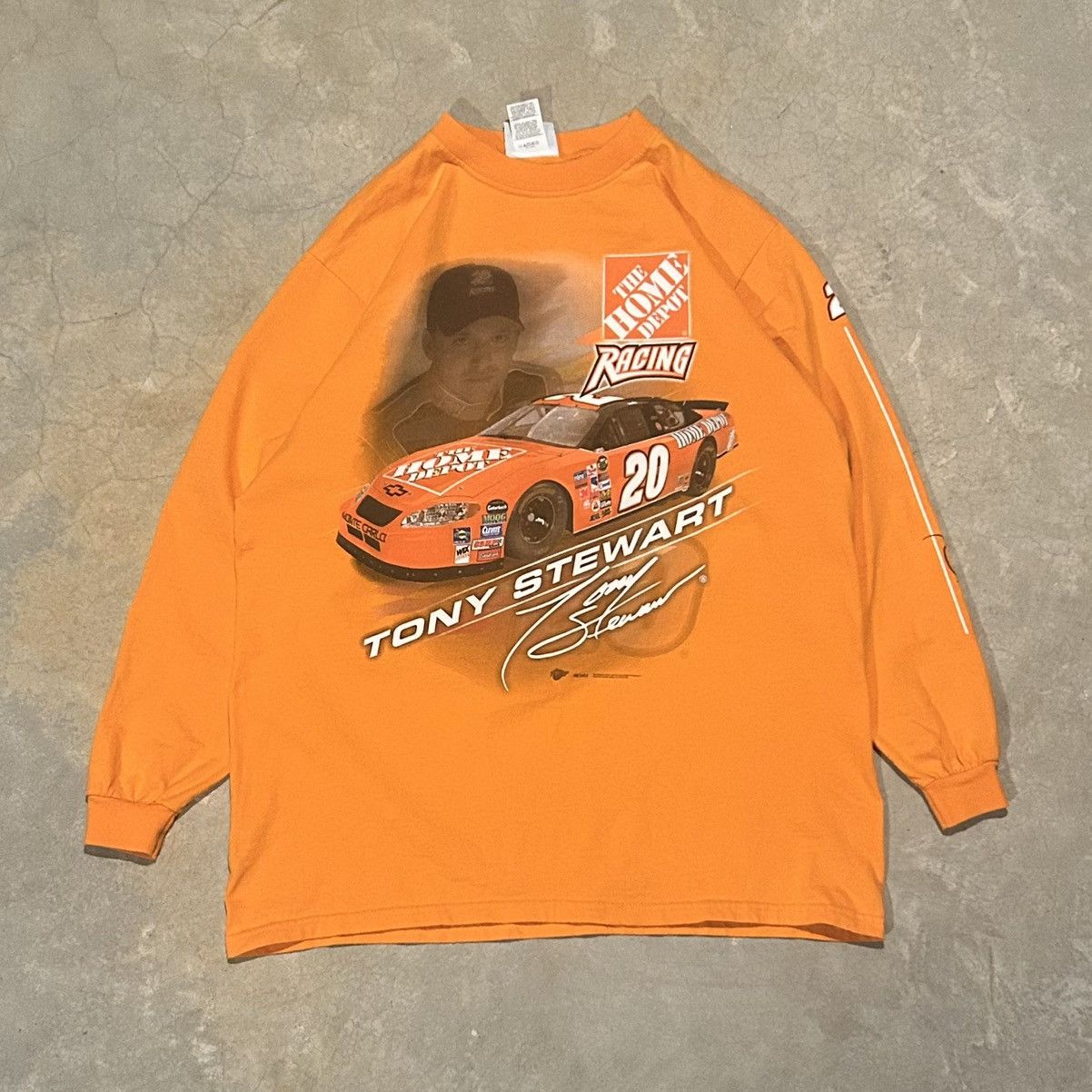 NASCAR × Vintage Crazy Vintage Y2K Nascar Tony Stewart Home Depot Racing Tee Size US L / EU 52-54 / 3 - 1 Thumbnail