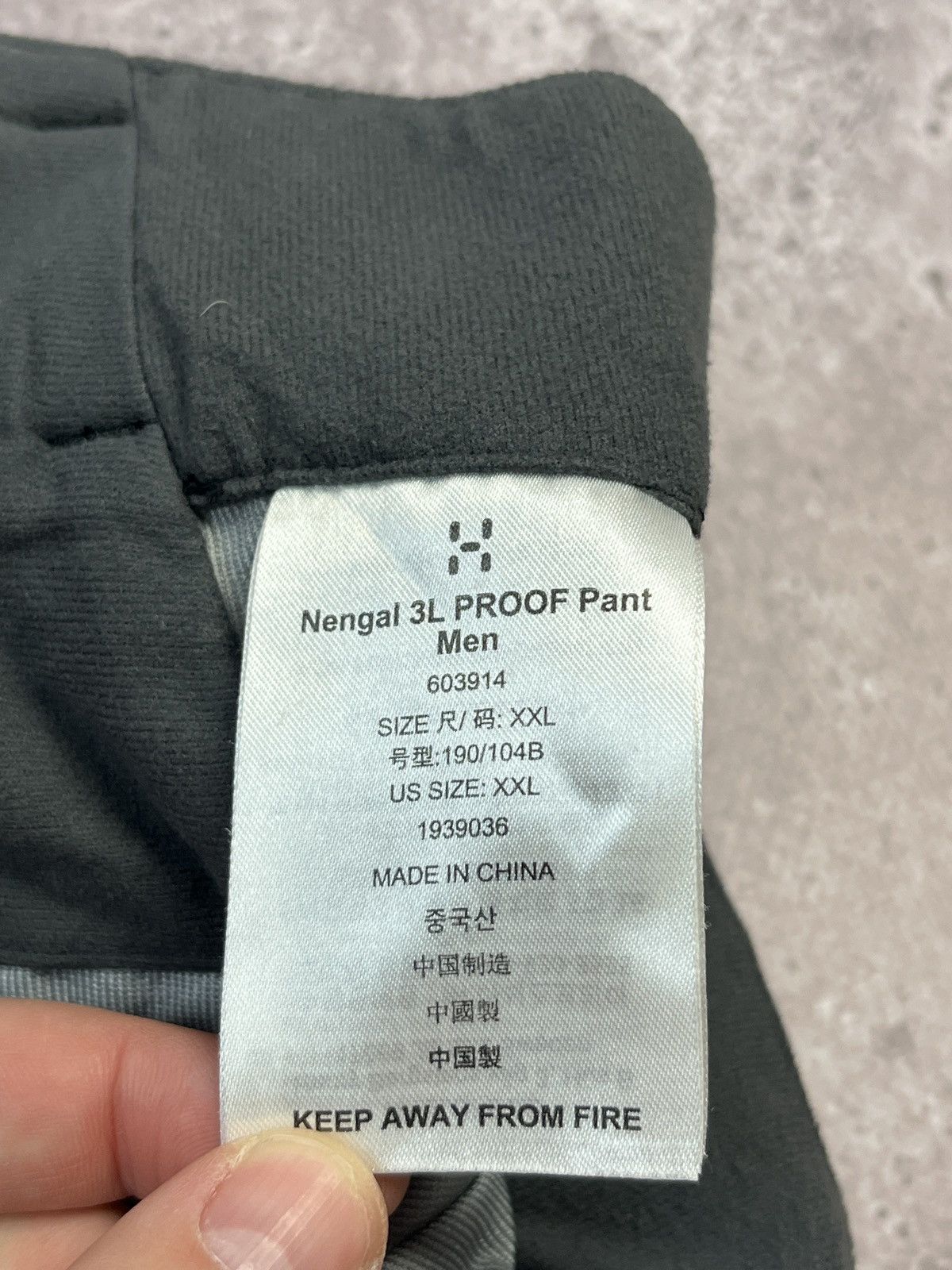 Haglofs Nengal 3L PROOF Pant Men Size US 38 / EU 54 - 11 Thumbnail