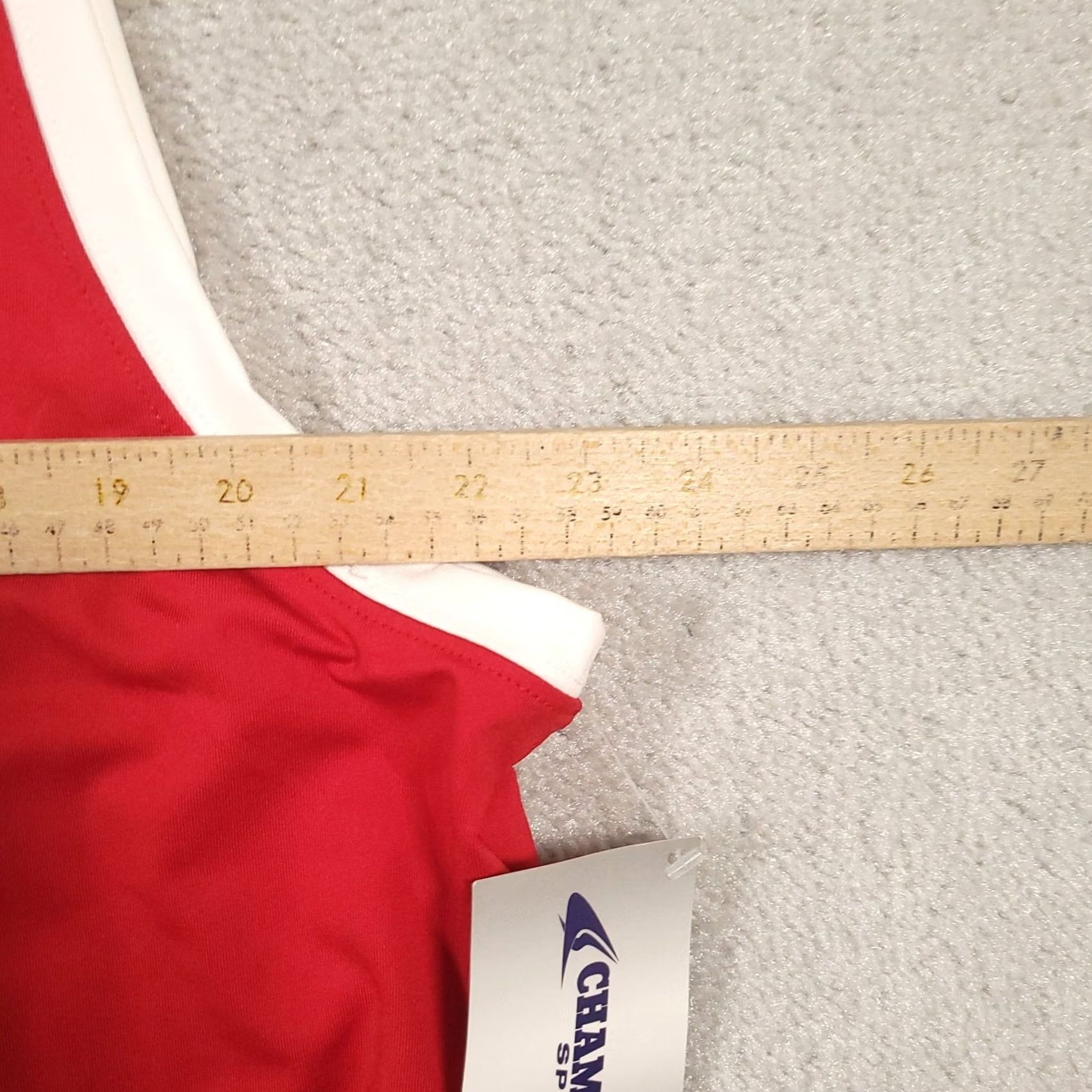 Vintage Champro Jersey Adult Large DRI-GEAR Basketball Sleeveless Red White Sports Activewear Sportswear Merch Tank Jersey Size US L / EU 52-54 / 3 - 4 Thumbnail
