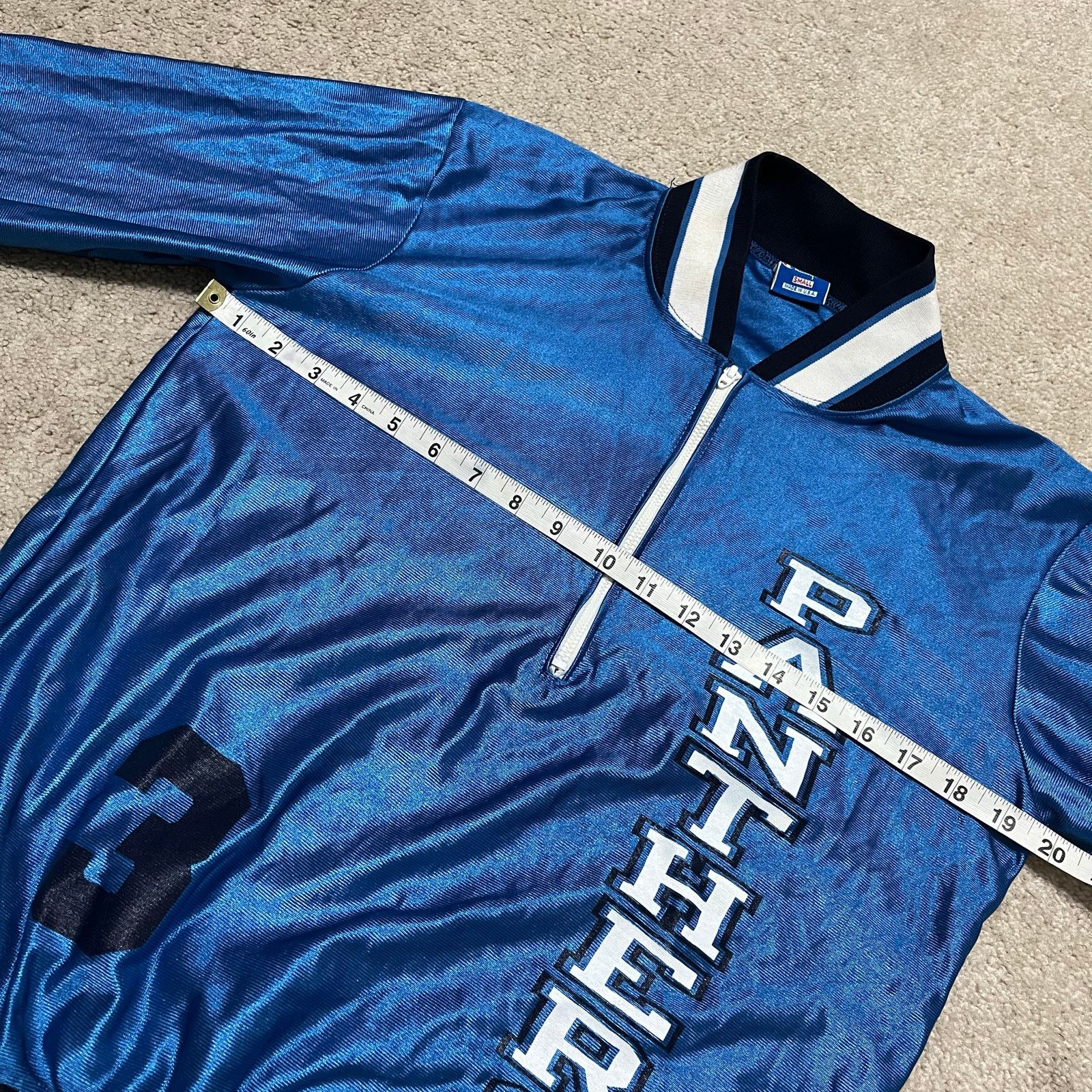 Champion Vintage Champion Carolina Panthers Silk Varisty Jacket Small Size US S / EU 44-46 / 1 - 7 Thumbnail