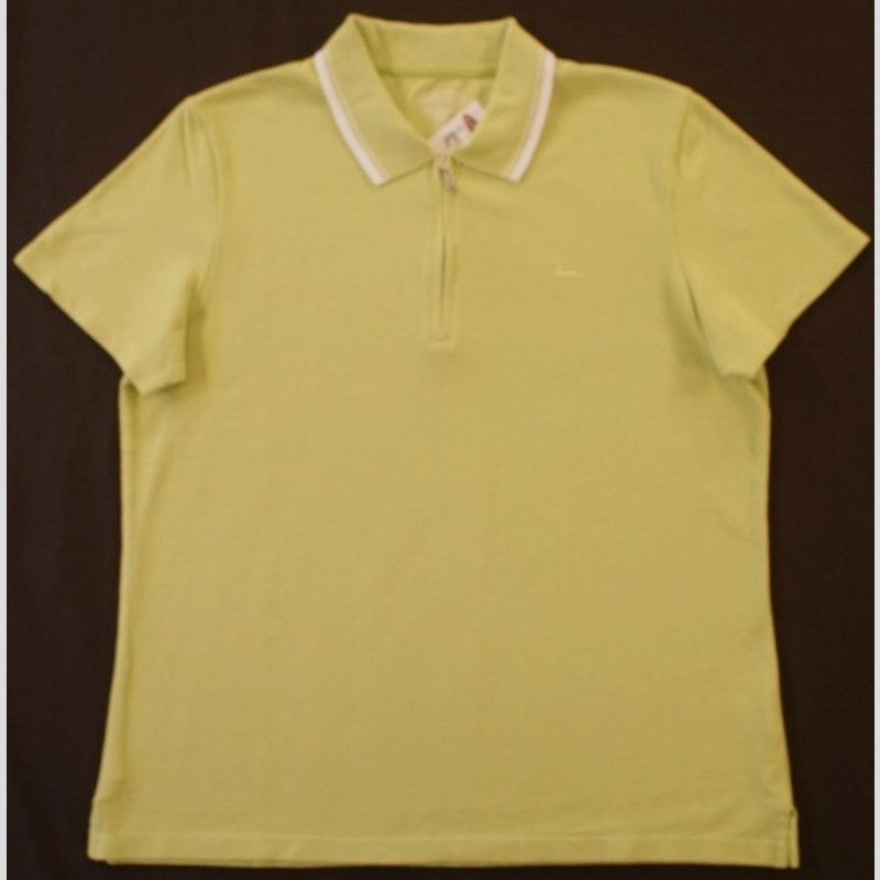 Northern Reflections Northern Reflections L Quarter-Zip Polo Shirt Lime NOS w/Tag Size L / US 10 / IT 46 - 4 Thumbnail