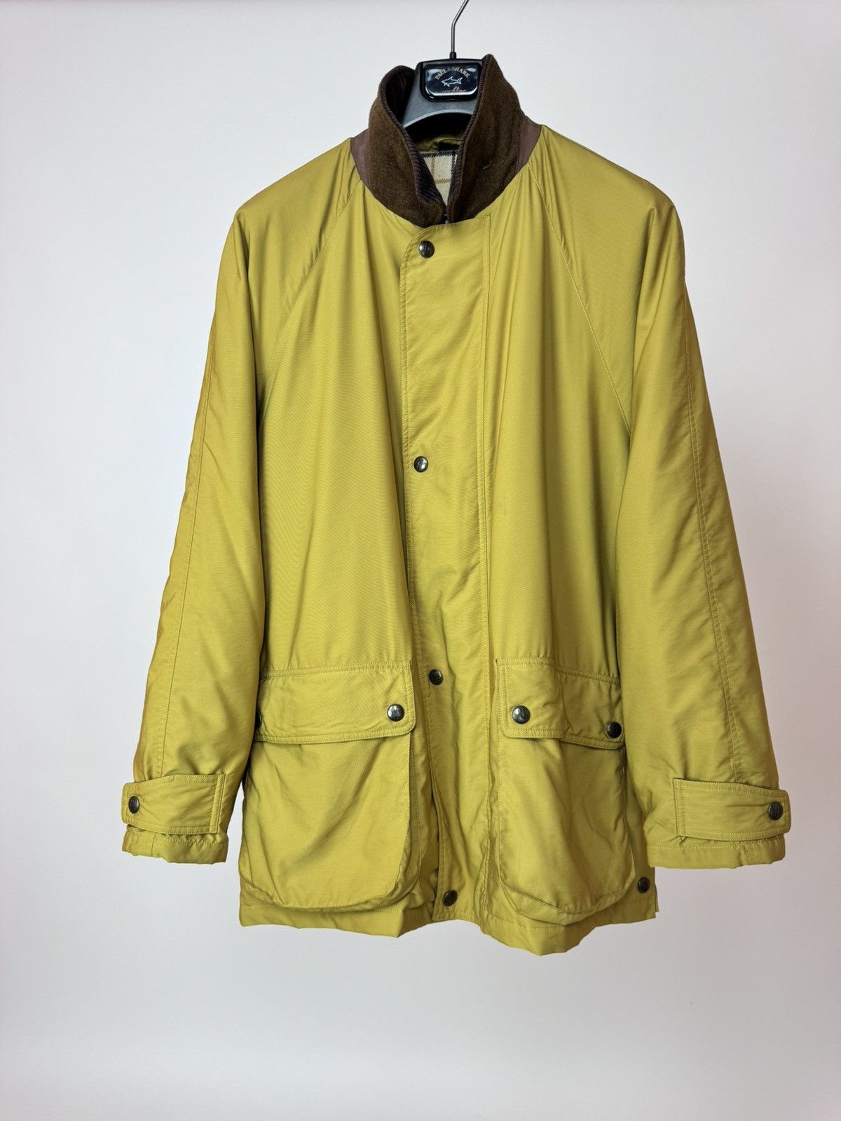 Herno Vintage Mens HERNO hunting Yellow Coat Jacket Heritage Size US L / EU 52-54 / 3 - 10 Thumbnail