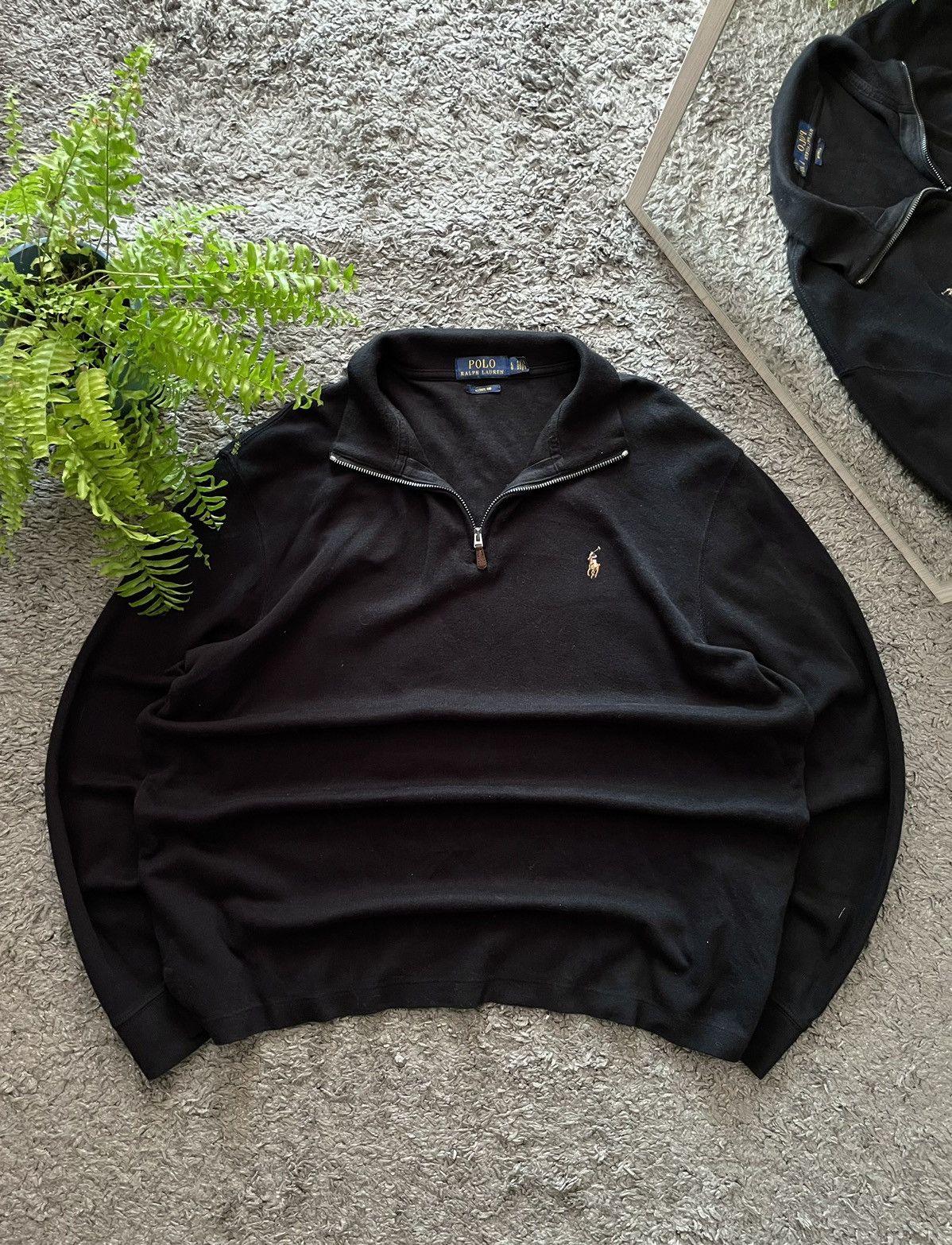 Polo Ralph Lauren × Vintage Polo Ralph Lauren 1/3 Zip Sweatshirt Streetwear Vintage Logo Size US L / EU 52-54 / 3 - 10 Thumbnail