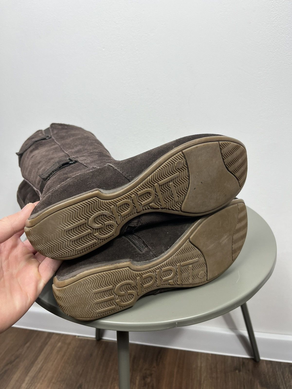Other Women’s Brown Suede Racing Boots EU 38.5 Tall Zip Size US 7.5 / IT 37.5 - 12 Thumbnail