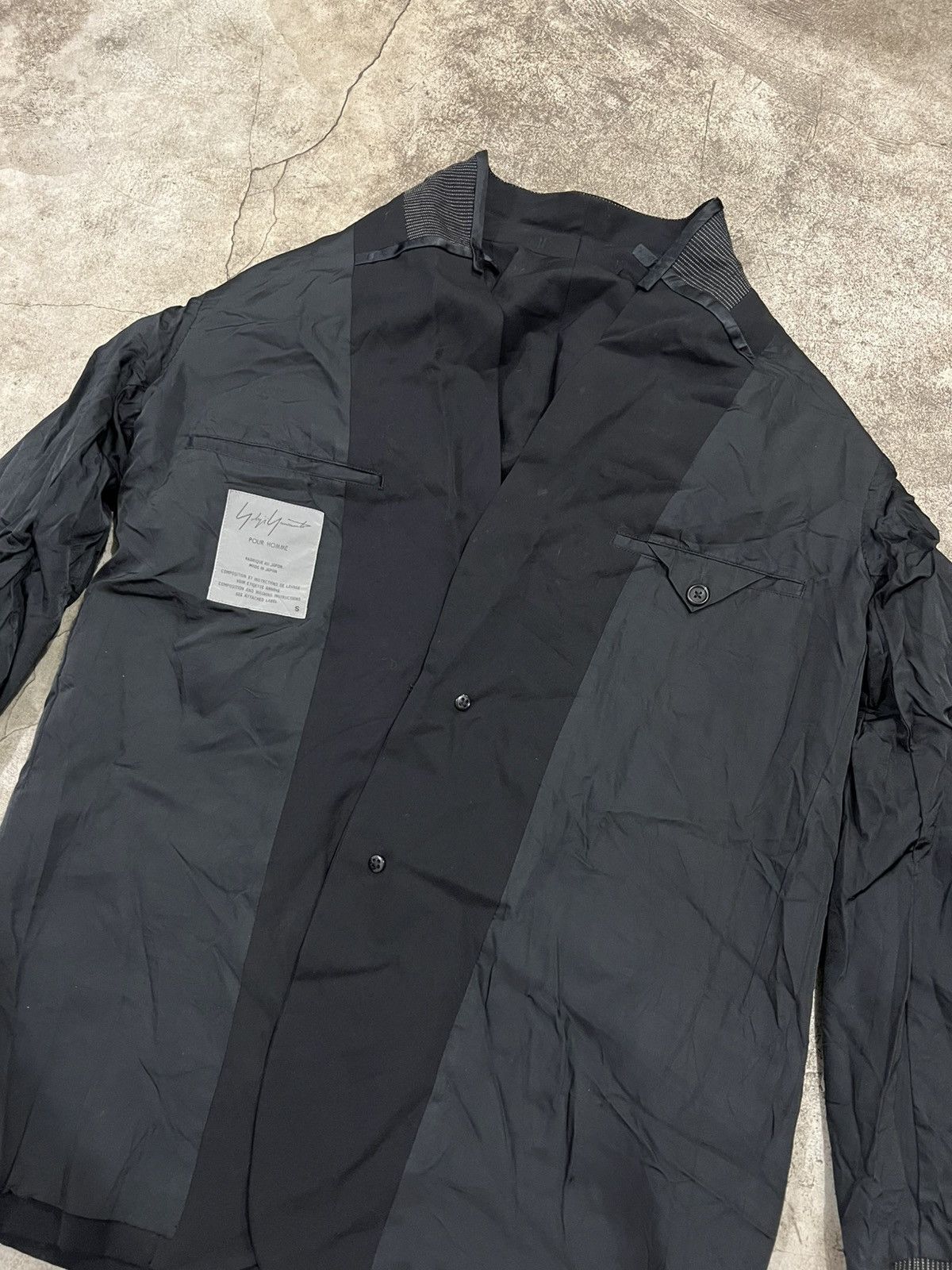 Yohji Yamamoto Yohji Yamamoto Pour Homme A/W 1993 Tailored Jacket Size 36R - 5 Thumbnail