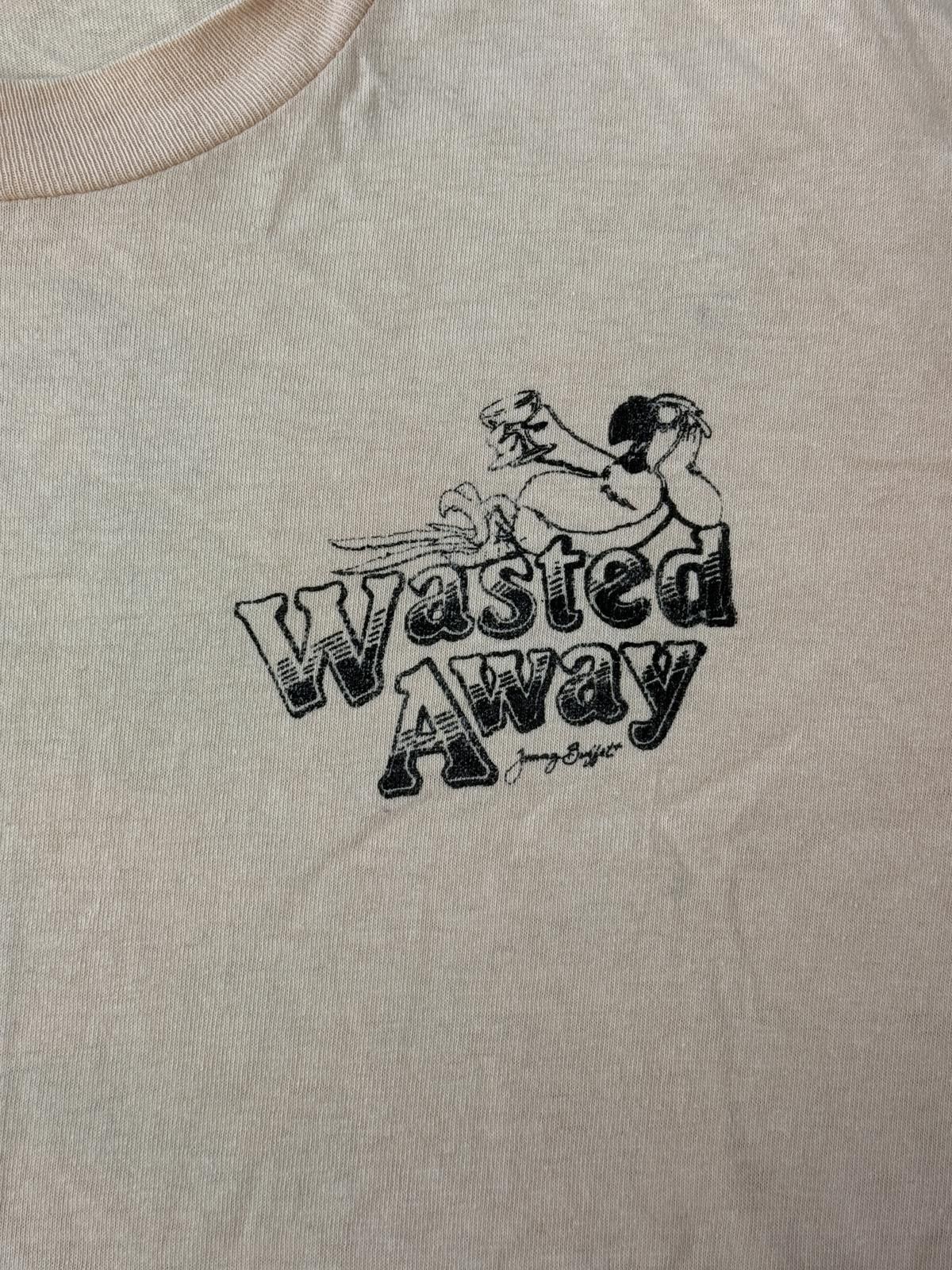 Designer VTG Jimmy Buffet T-shirt 1986 Wasted Away 3 Feathers Rum XL Size US XL / EU 56 / 4 - 4 Thumbnail