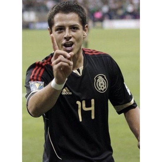 Chicharito Mexico 2011 GOLD CUP FINAL Soccer Away Jersey M